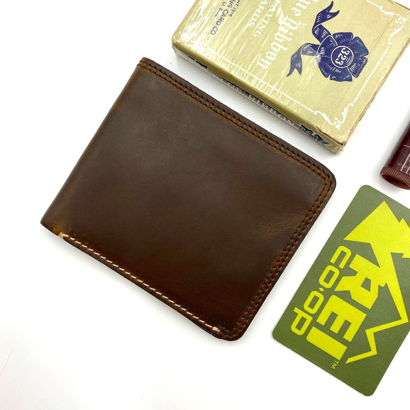 Timberland Timberland Wallet Horween Leather Men's Brown Bifold Size ONE SIZE - 1 Thumbnail