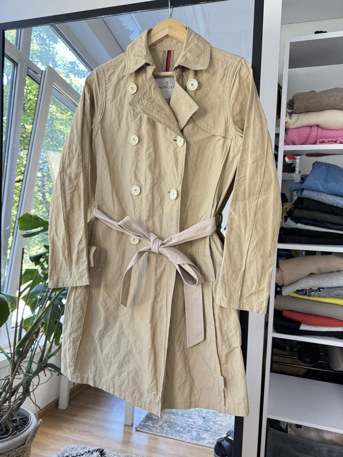 Moncler Moncler trench coat size 1 S Size S / US 4 / IT 40 - 1 Thumbnail