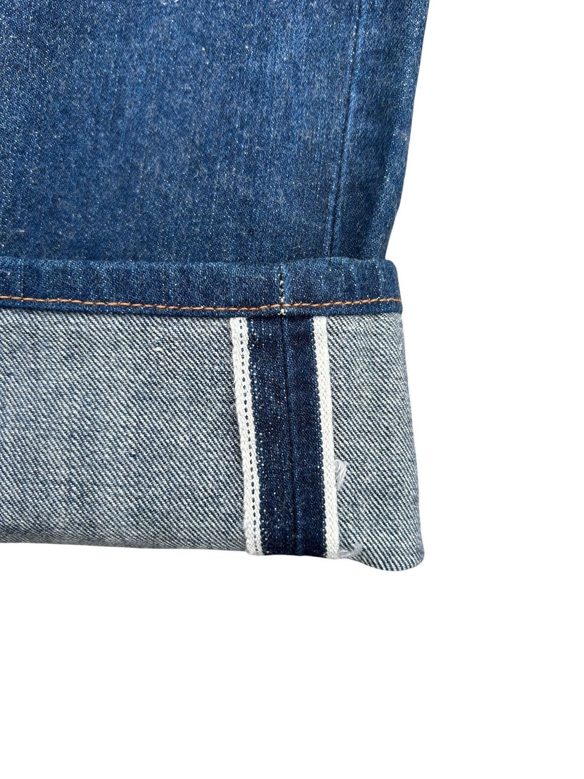 Kapital Buckle Back Vintage Lee Cowboy Selvedge Distressed Denim Size US 36 / EU 52 - 3 Thumbnail