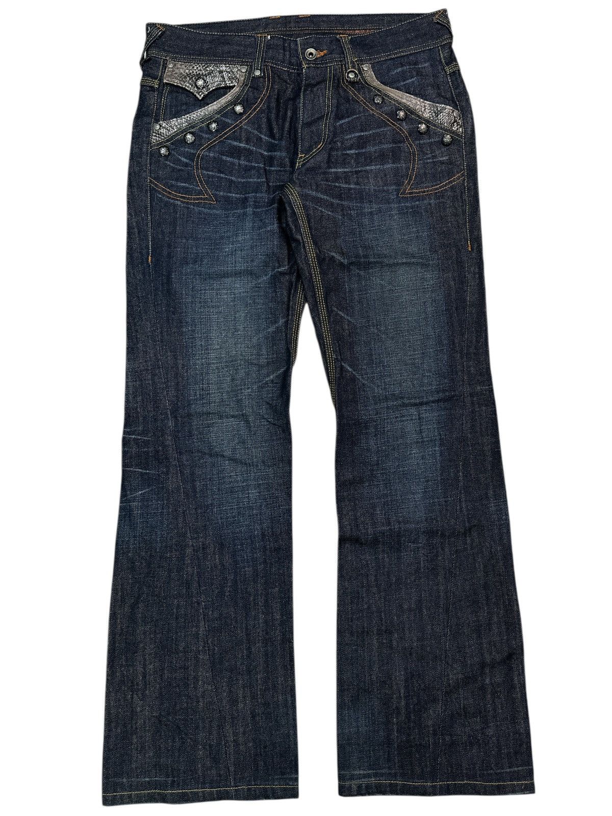 Kapital Flare Nicole Club For Men Snake Skin . Size US 34 / EU 50 - 2 Thumbnail