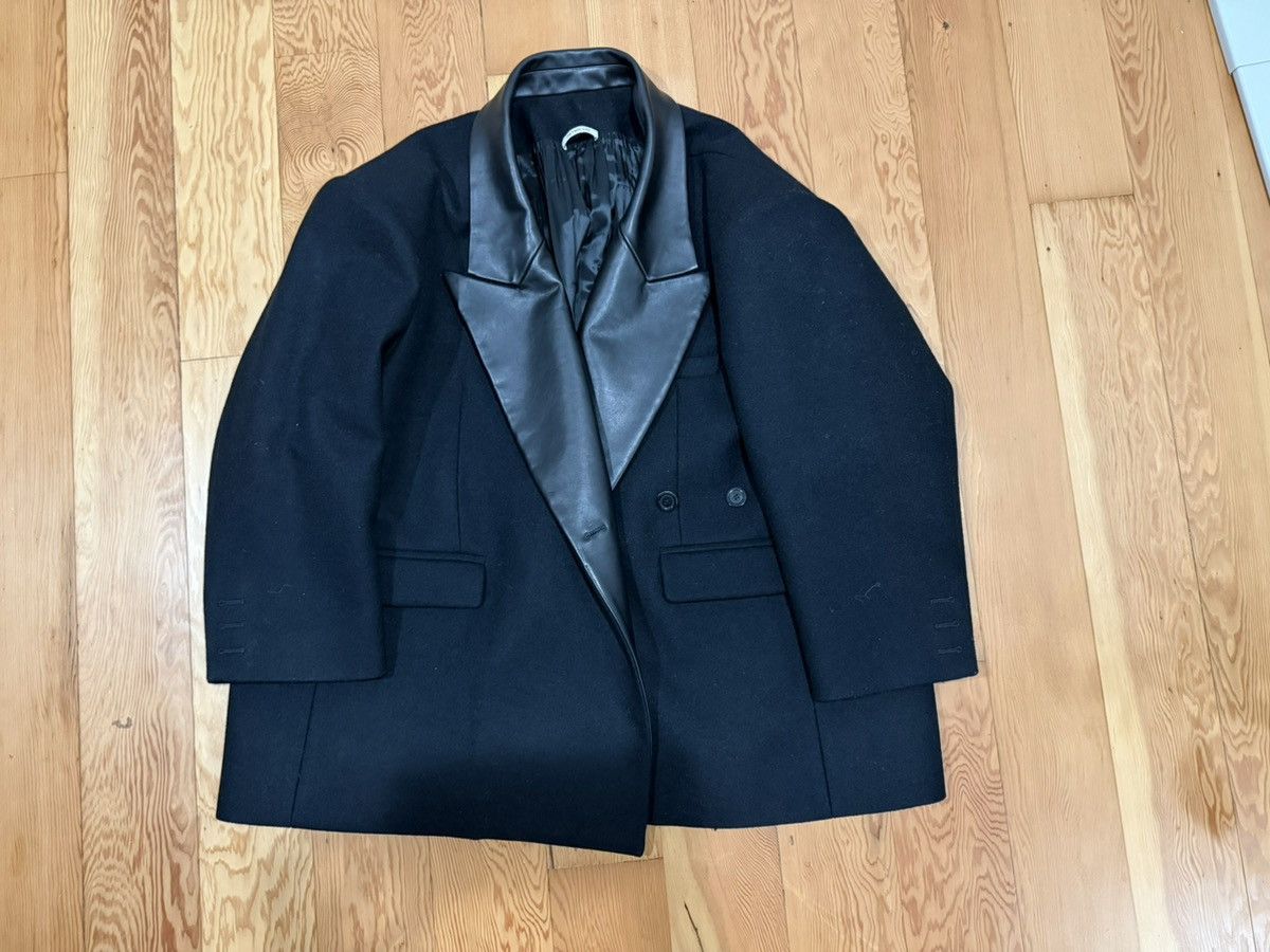 Peter Do Peter Do Clayton Leather Lapel Coat Size US L / EU 52-54 / 3 - 3 Thumbnail