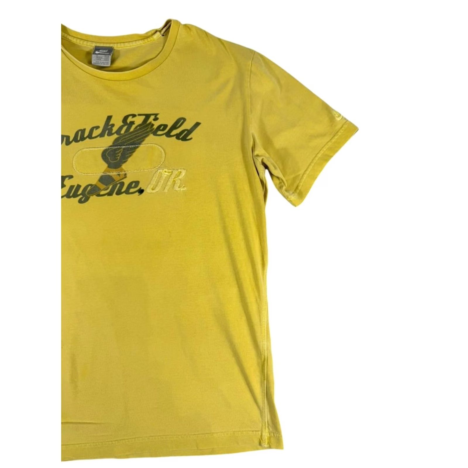 Nike Nike Men’s XL Yellow Track & Field Cotton T-Shirt XL Size US XL / EU 56 / 4 - 5 Thumbnail