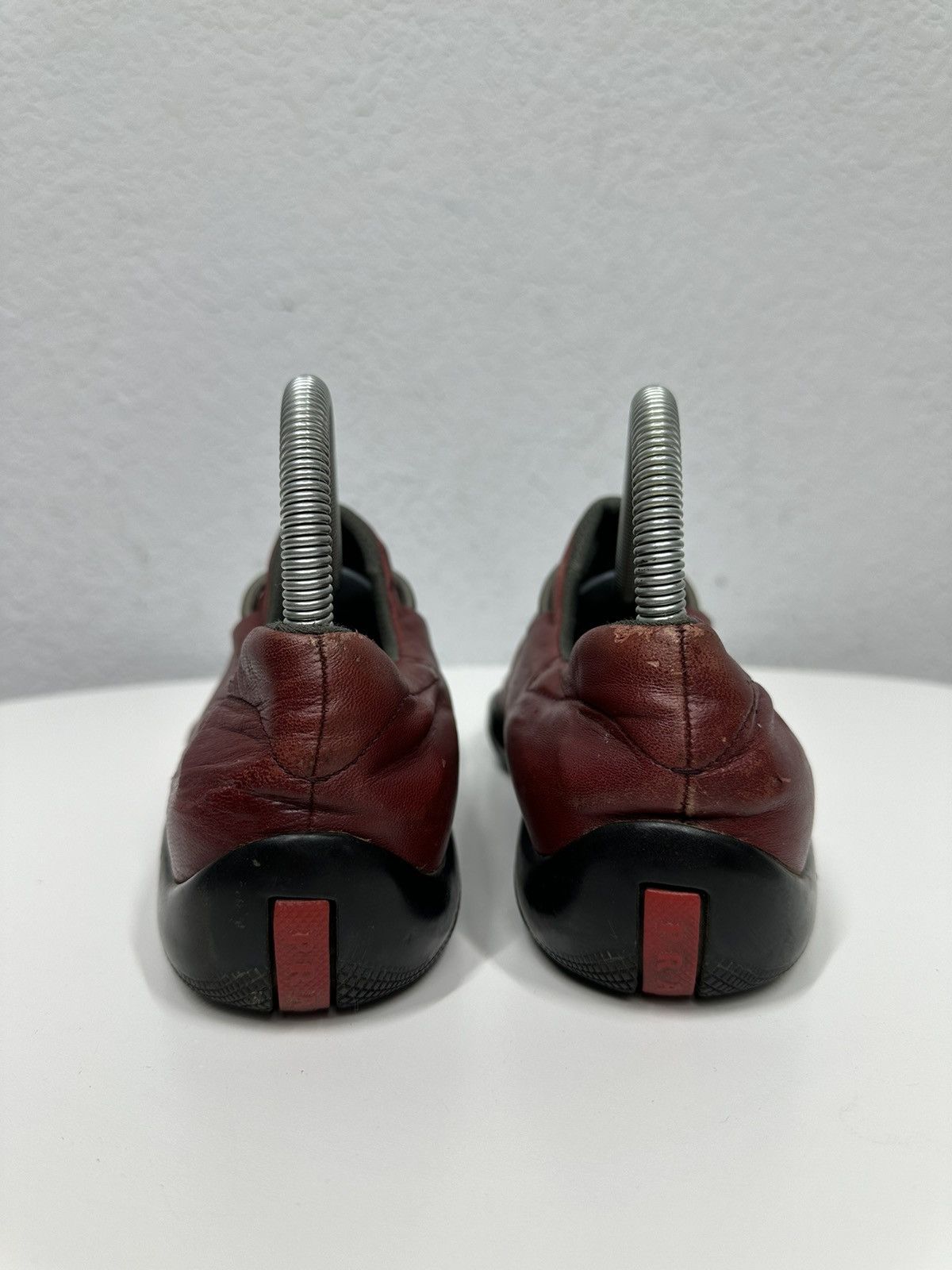 Prada Vintage Sneakers Prada Leather Ankle Y2k Boots Opium Japan Size US 7.5 / IT 37.5 - 8 Thumbnail