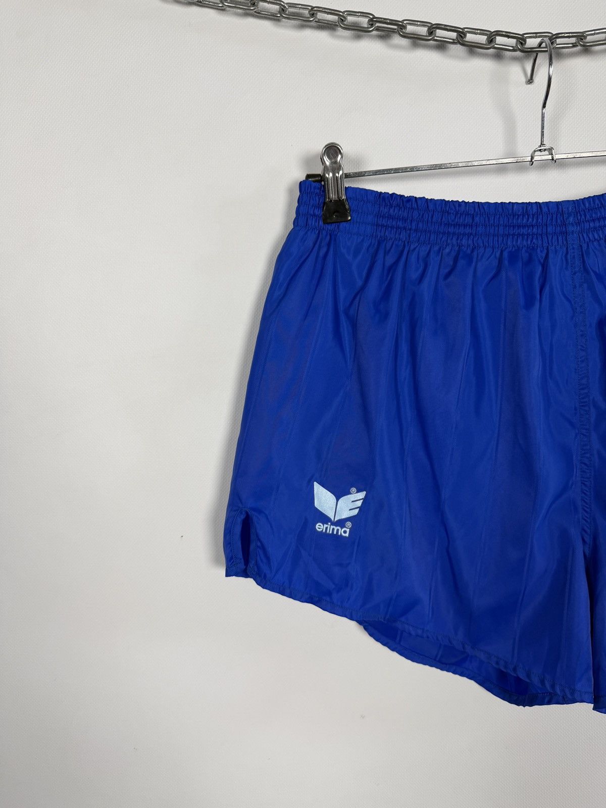 Erima Vintage 90s Erima Nylon Running Athletic Shorts Blue Size 6 Size US 38 / EU 54 - 3 Thumbnail