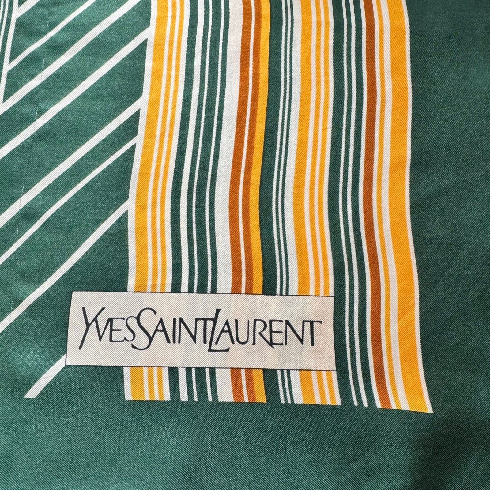 Yves Saint Laurent Vintage YSL Large Silk Scarf Wrap Size ONE SIZE - 1 Thumbnail
