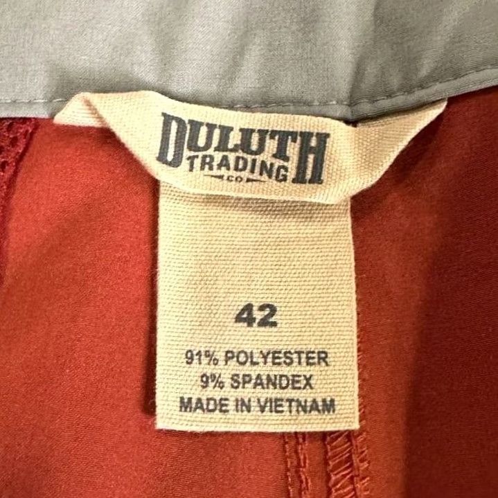 Duluth Trading Company Duluth Trading Co. Swim Trunks Mens 42X9 Orange Flex Bull Moose Board Shorts NEW Size US 33 - 4 Thumbnail