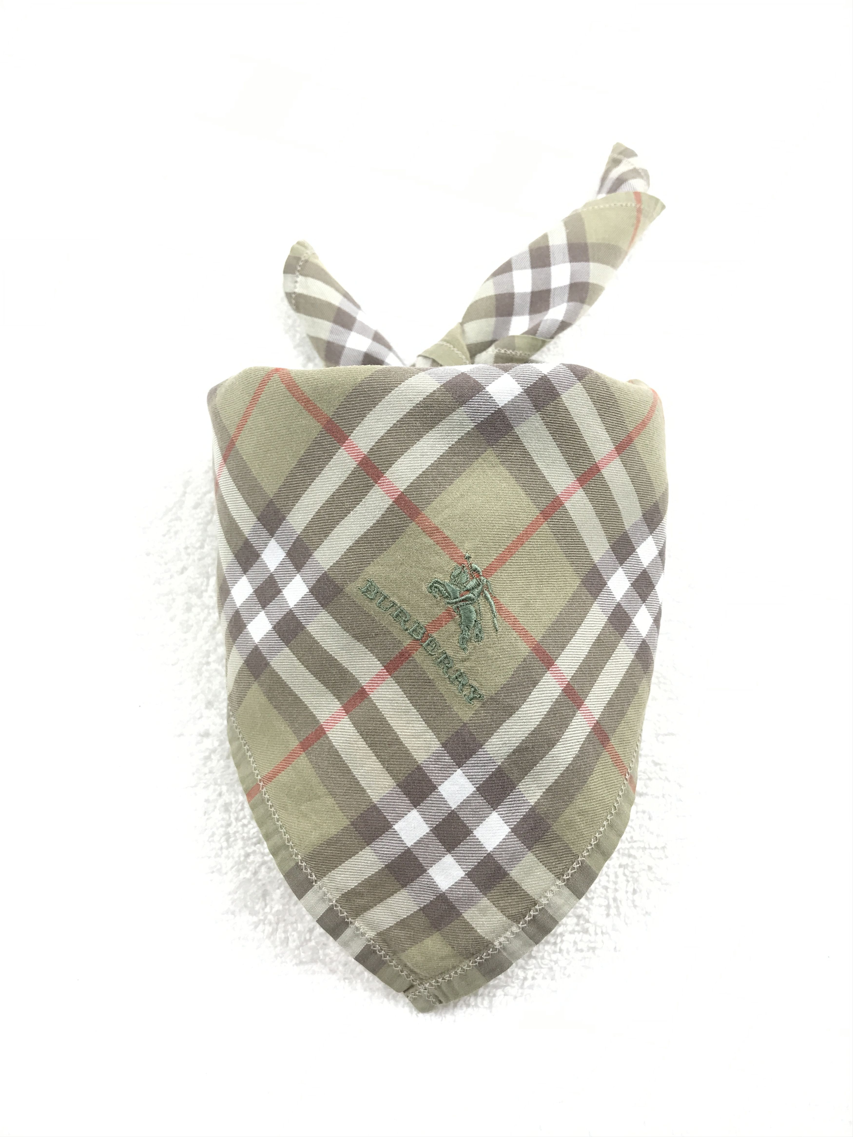 Burberry × Vintage Vintage Burberry Bandana Neckerchief Handkerchief Size ONE SIZE - 3 Thumbnail