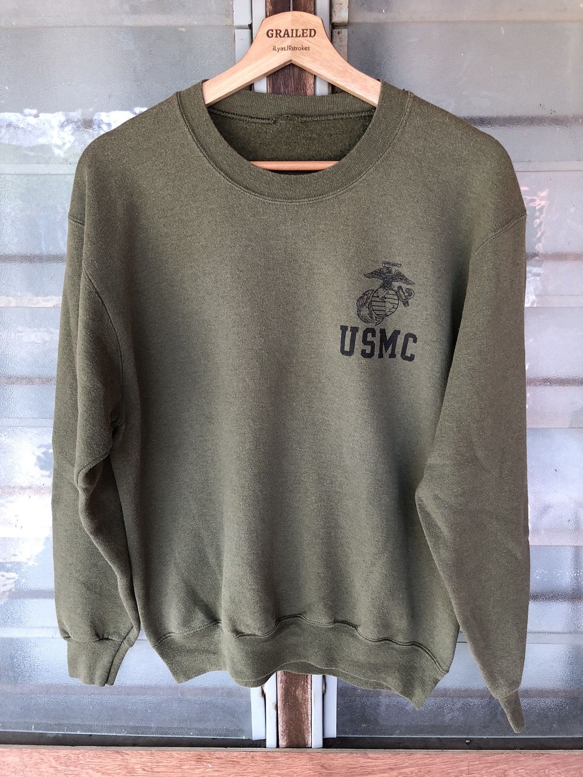 Buzz Rickson's × Vintage Vintage USMC Sweatshirt Rare Size US M / EU 48-50 / 2 - 1 Thumbnail