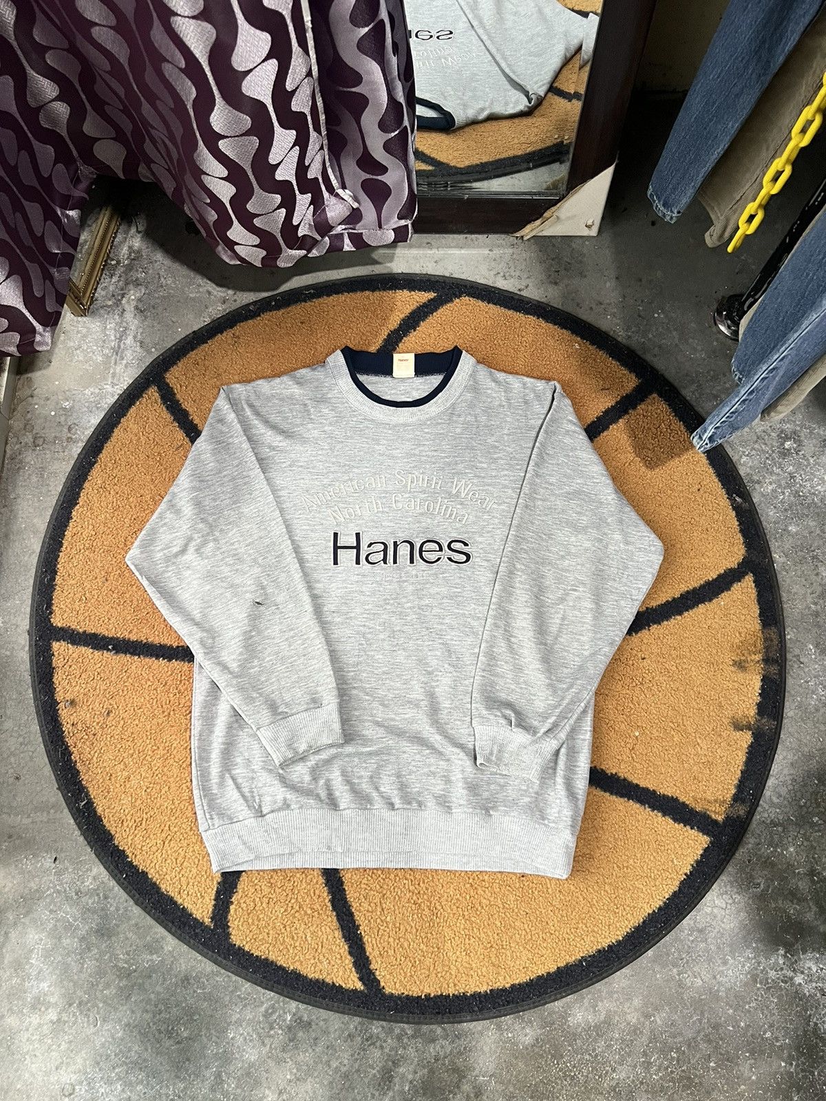 Hanes 🔥Vintage Hanes North Carolina Crewneck Sweatshirt Size US M / EU 48-50 / 2 - 2 Thumbnail