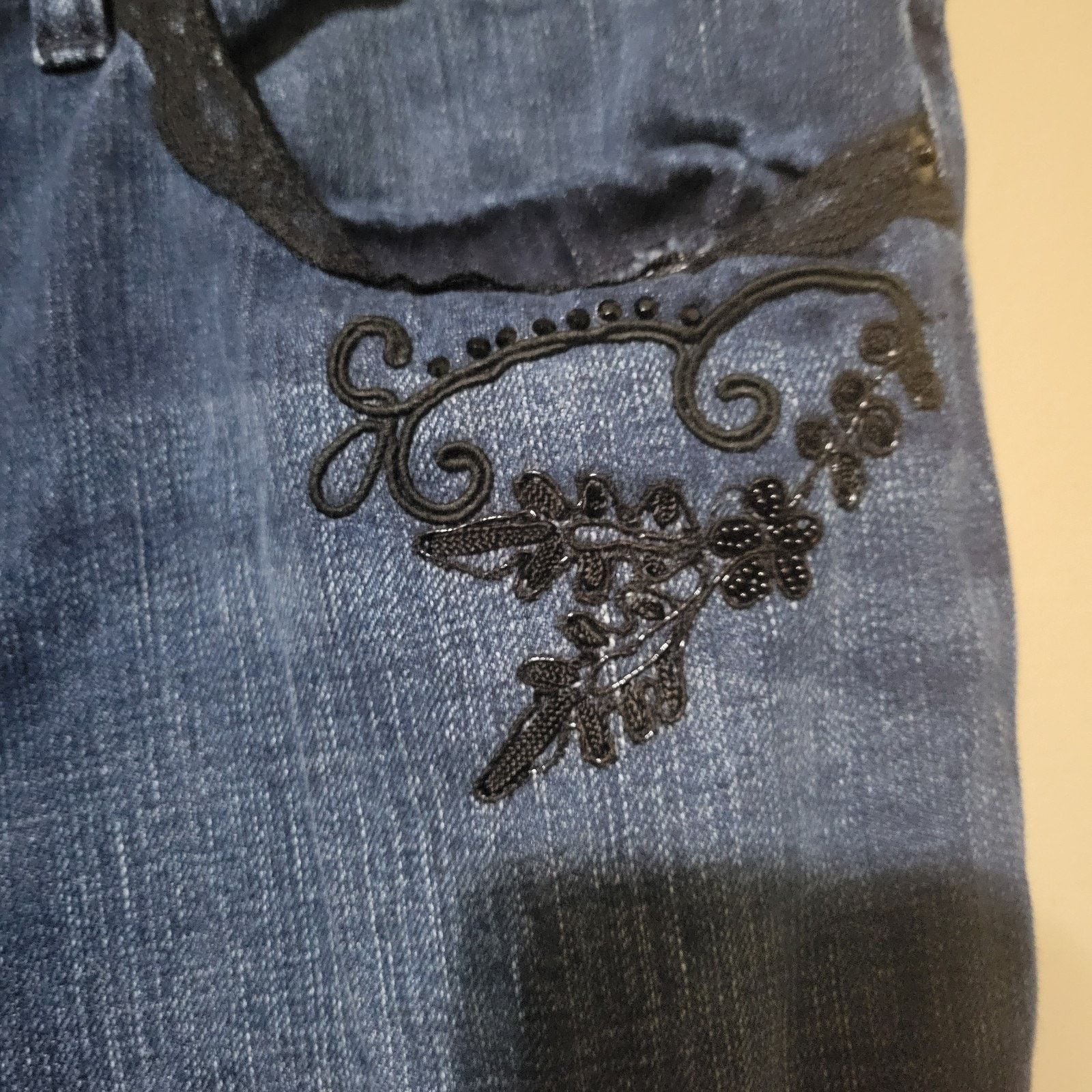 Lauren Ralph Lauren Lauren Ralph Lauren Blue Classic Straight Embezzled •12 Size 34" / US 12 / IT 48 - 9 Thumbnail