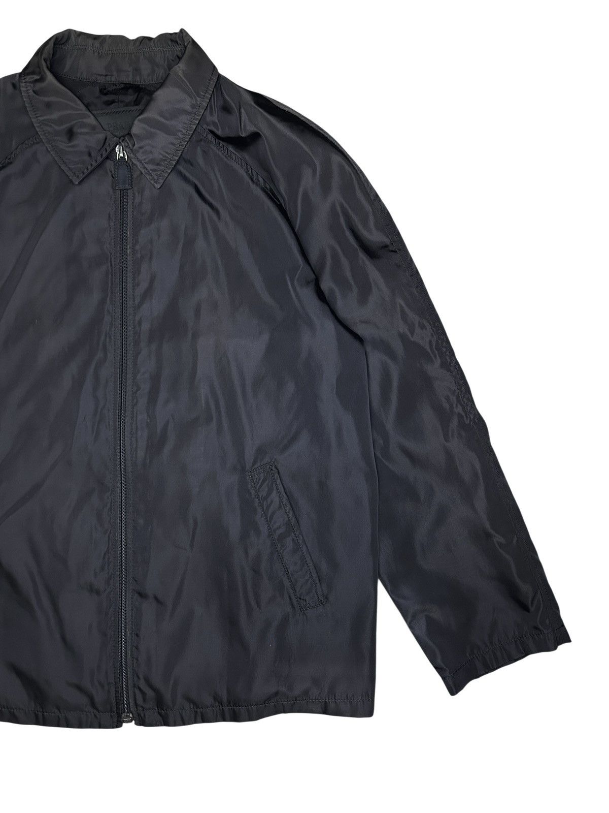 Prada 90s Raglan Nylon Jacket Size US M / EU 48-50 / 2 - 2 Thumbnail