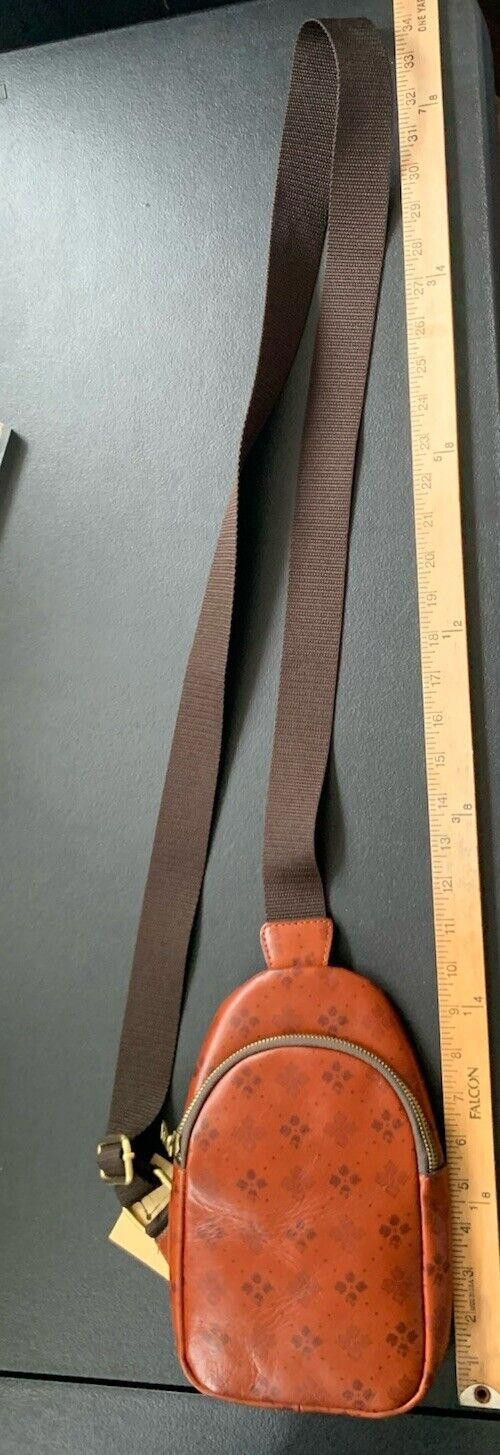 Patricia Nash Patricia Nash Marisol Leather Signature Print Sling Bag NWT Size ONE SIZE - 5 Thumbnail