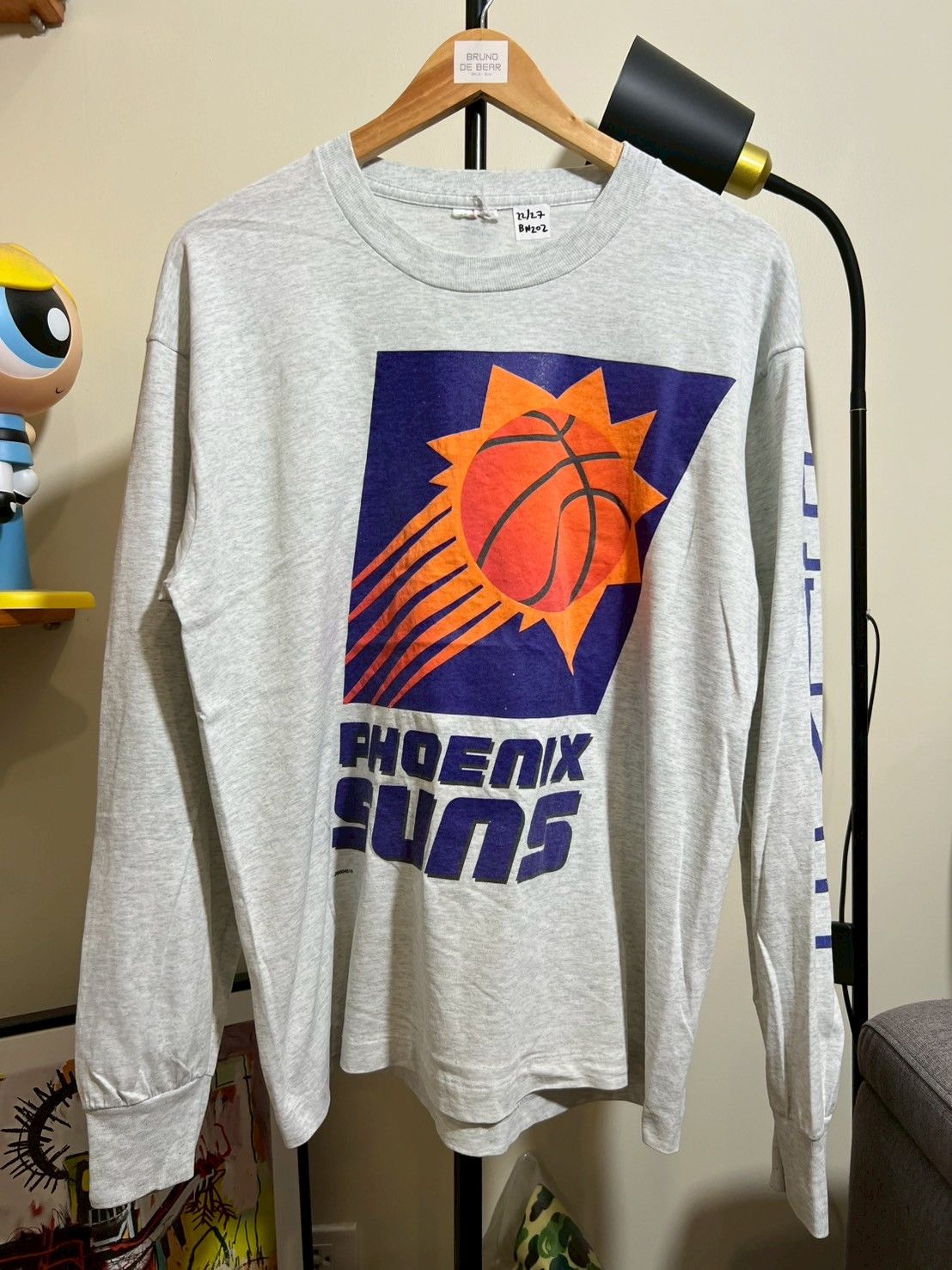 Vintage Vintage 90's Phoenix Sun shirt Long Sleeve NBA bnz02 Size US M / EU 48-50 / 2 - 3 Thumbnail