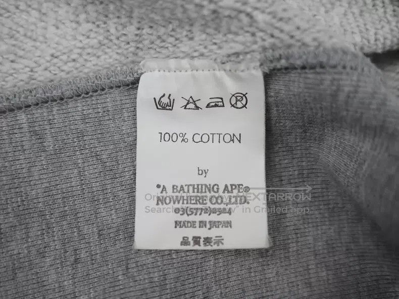 Bape BAPE Grey Ape General Sweater Size US L / EU 52-54 / 3 - 7 Thumbnail