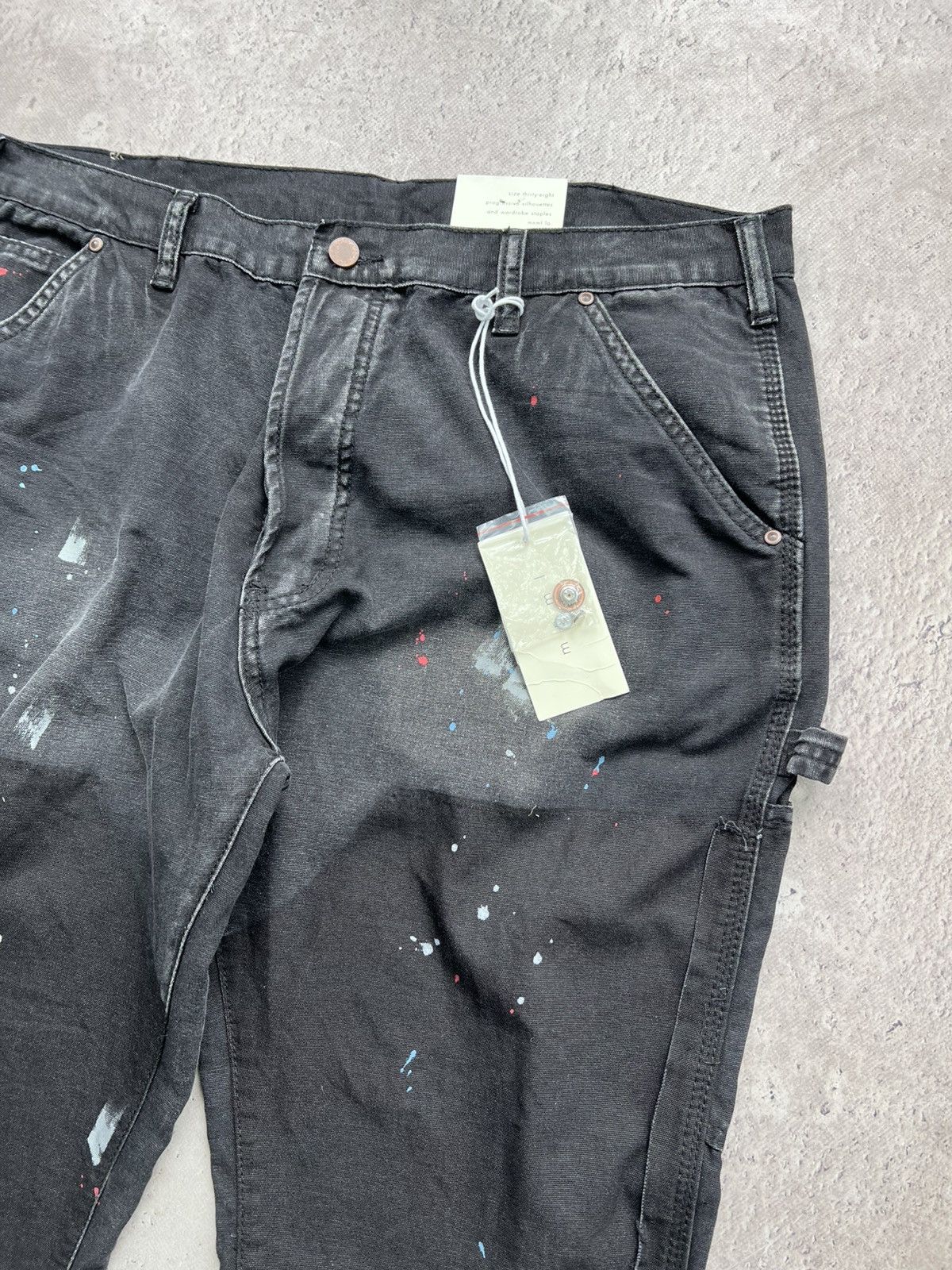 Carhartt × Vintage VINTAGE BAGGY FLARED NEW DOUBLE KNEE PANTS DISTRESSED Size US 38 / EU 54 - 4 Thumbnail