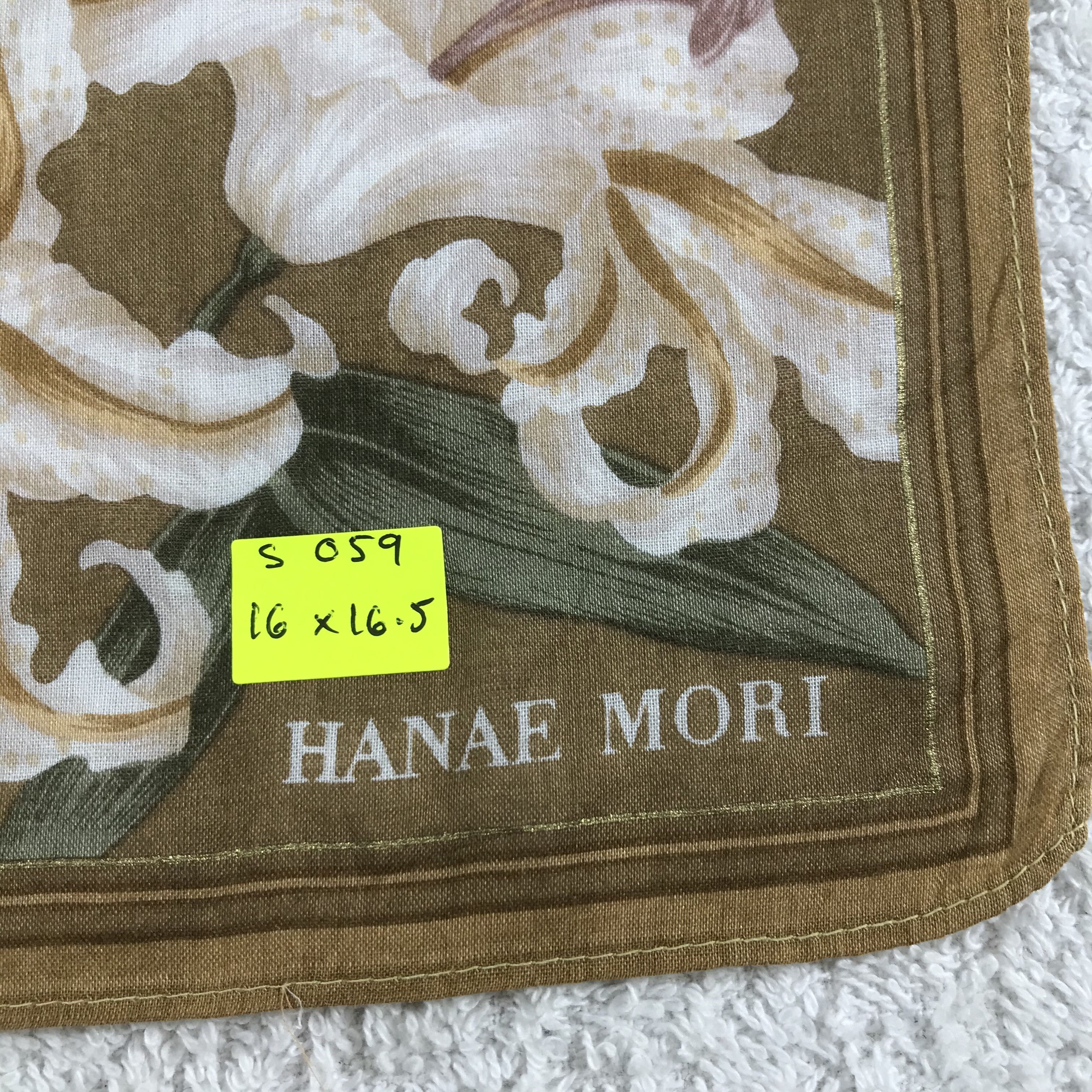 Hanae Mori × Vintage Hanae Mori Bandana / Handkerchief / Neckerchief - S059 Size ONE SIZE - 5 Thumbnail