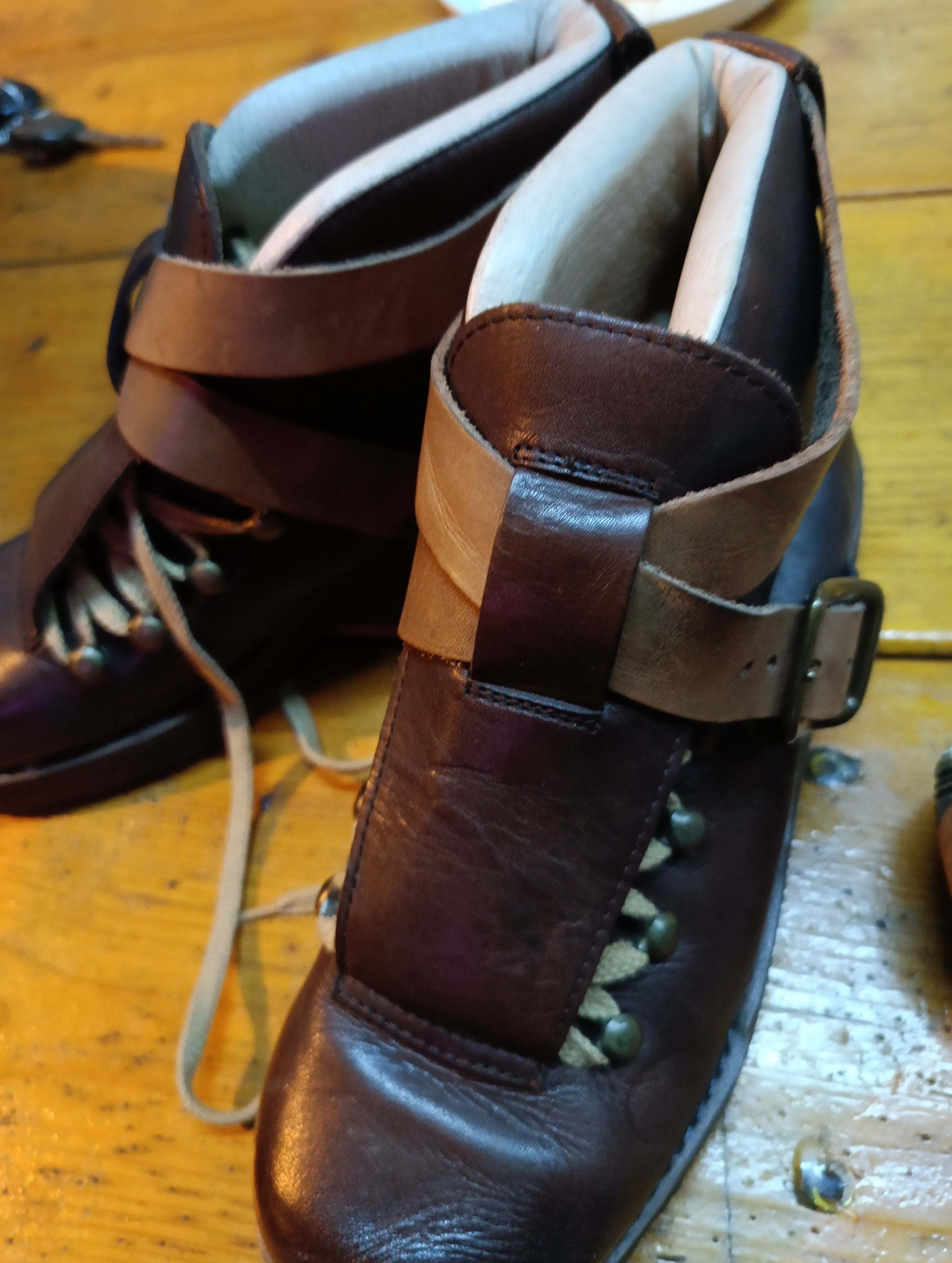 Ne-Net Ne - Net By Issey Miyake Adjustable Buckle High Cut Boots Size US 4 / IT 34 - 3 Thumbnail