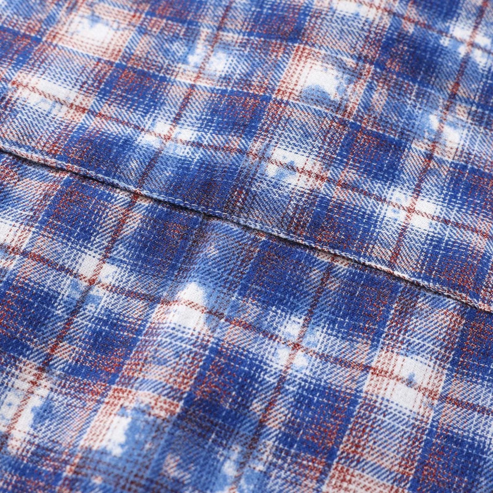 Flannel Plaid Long-Sleeve Shirt| Size US M / EU 48-50 / 2 - 4 Thumbnail