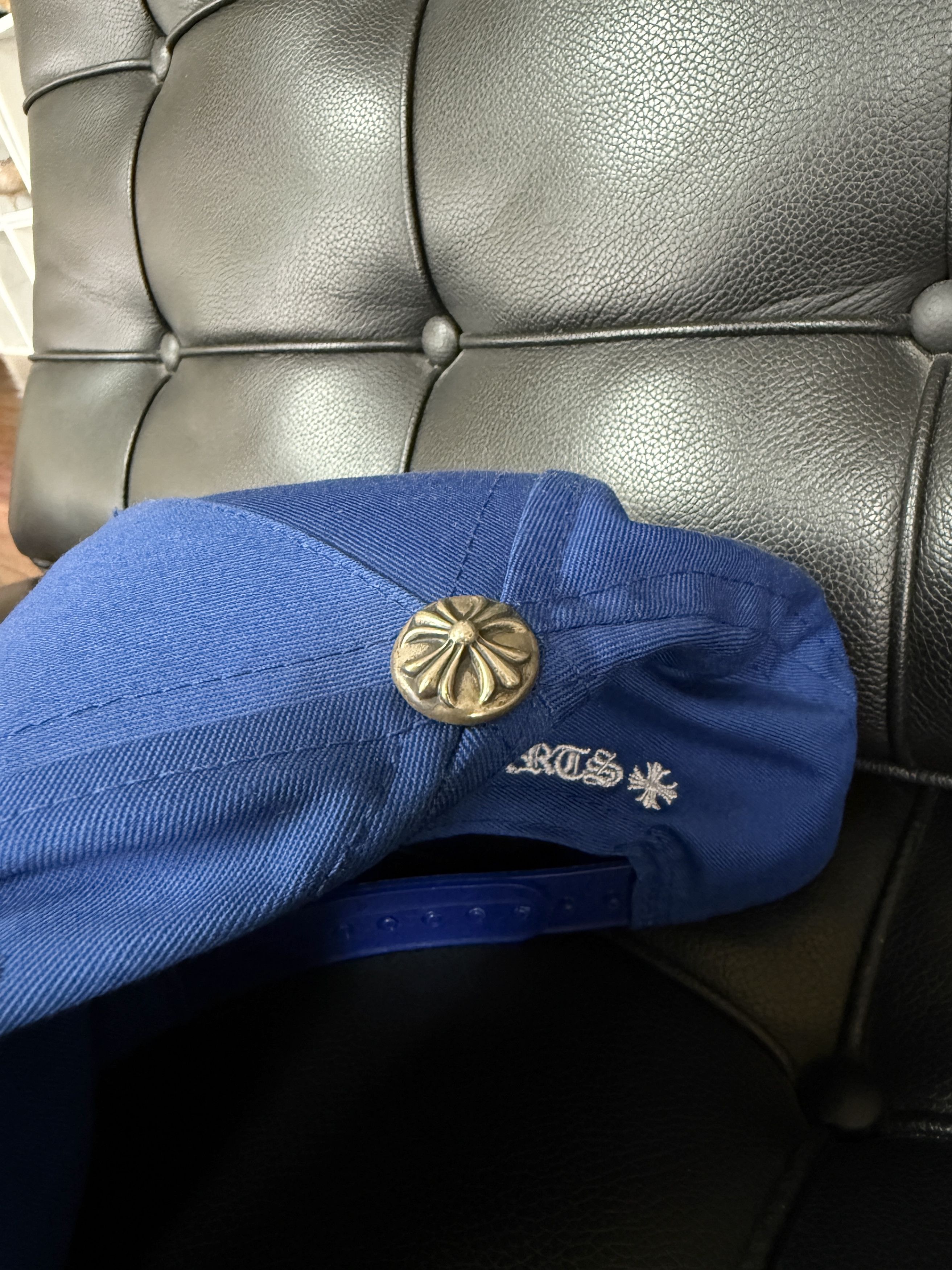 Chrome Hearts Chrome Hearts Blue CH Trucker Hat Size ONE SIZE - 4 Thumbnail