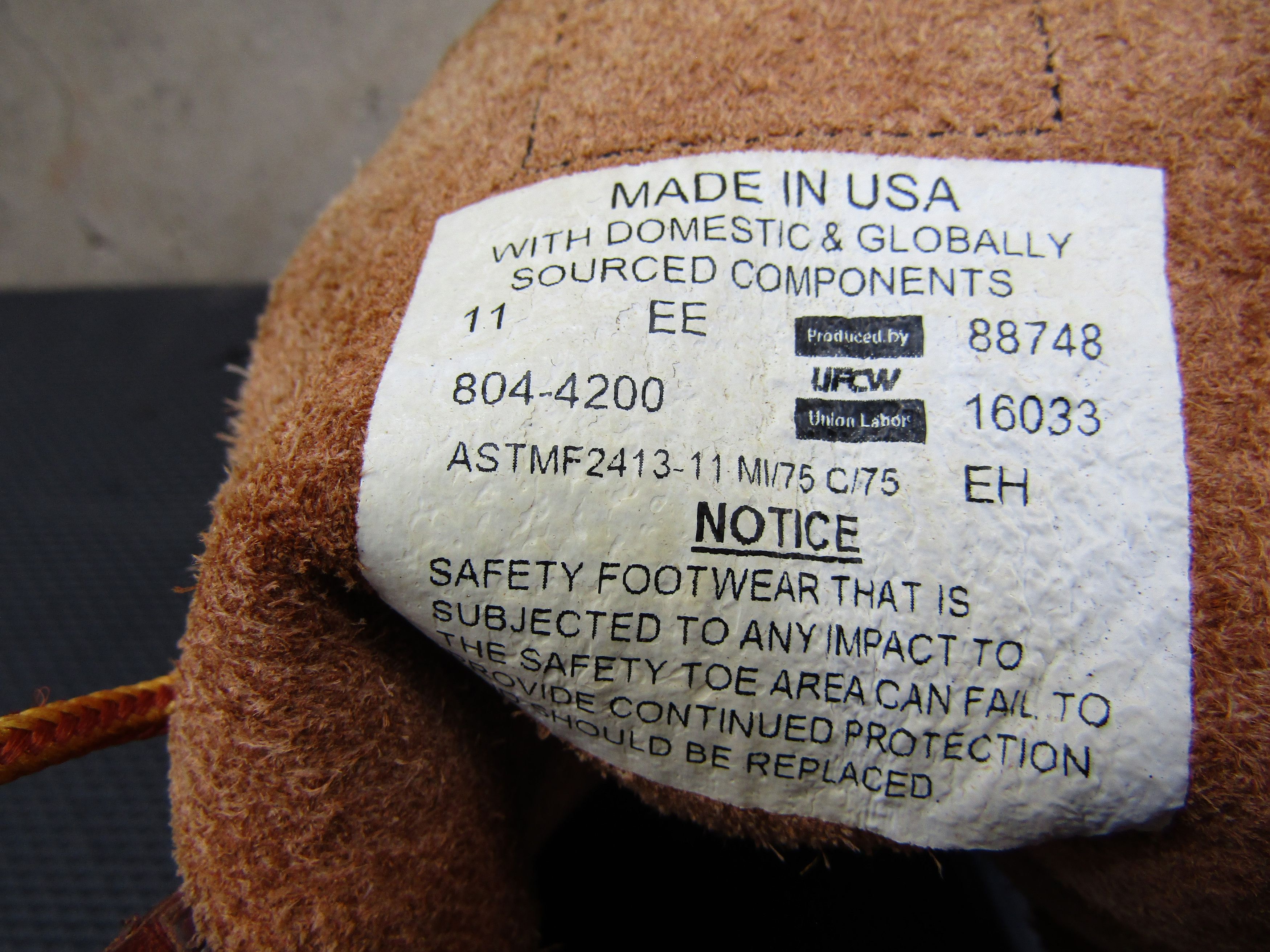 Thorogood Thorogood 804-4200 American Heritage 6”Steel Toe Work Boots Size US 11 / EU 44 - 8 Thumbnail