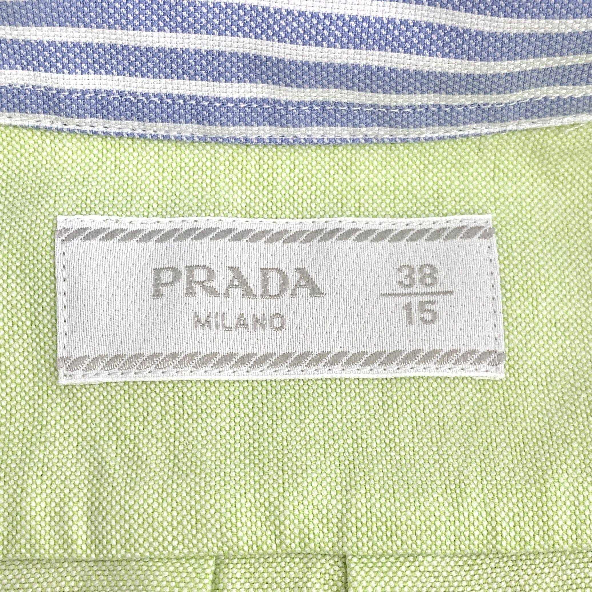 Prada Prada Shirt Colorblock Stripe Shirt (Size 38/S) Size S / US 4 / IT 40 - 4 Thumbnail