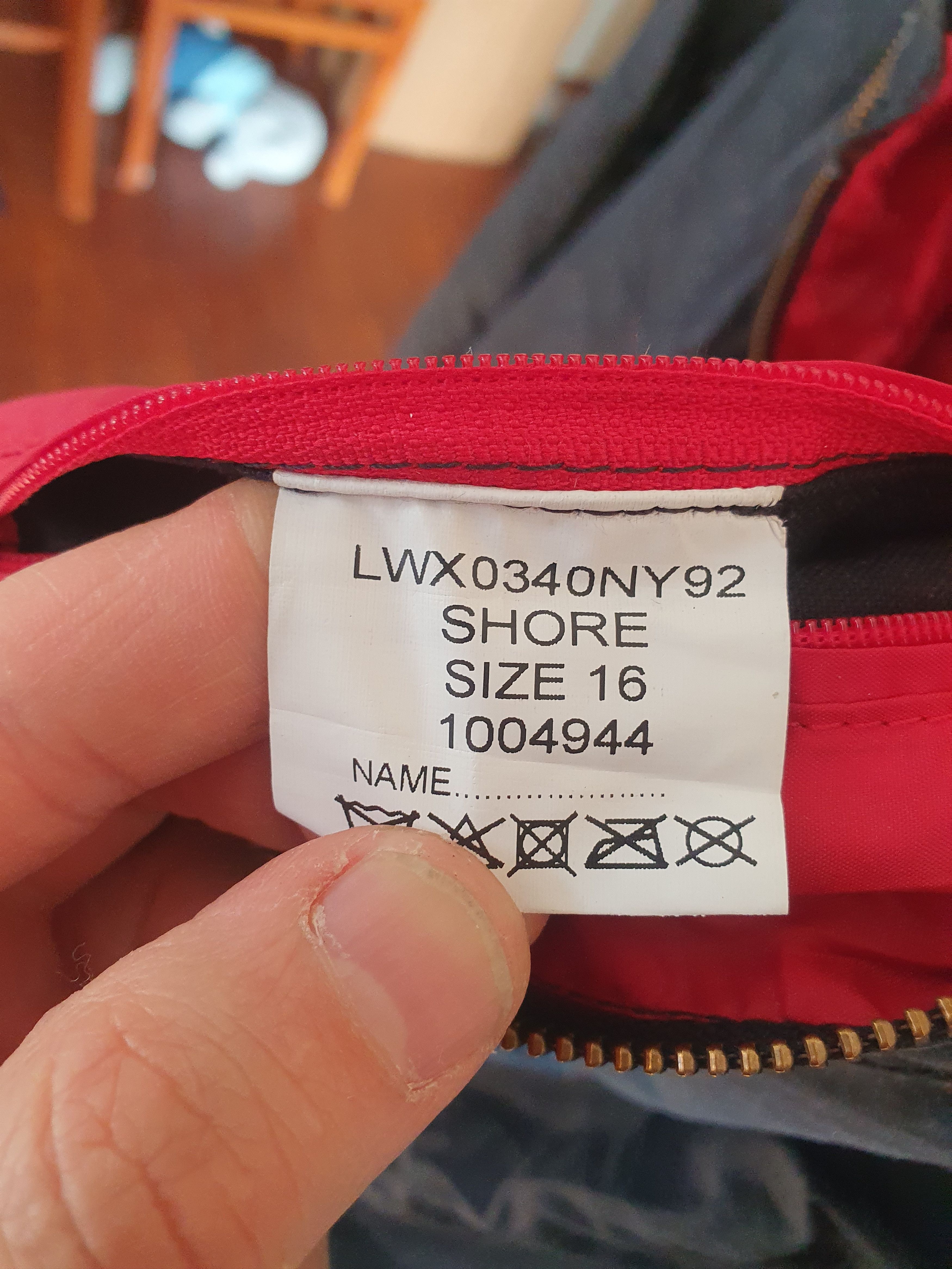 Barbour Barbour Womens Shore Waxed 2013 Jacket LWX0340NY92 Size XL / US 12-14 / IT 48-50 - 4 Thumbnail