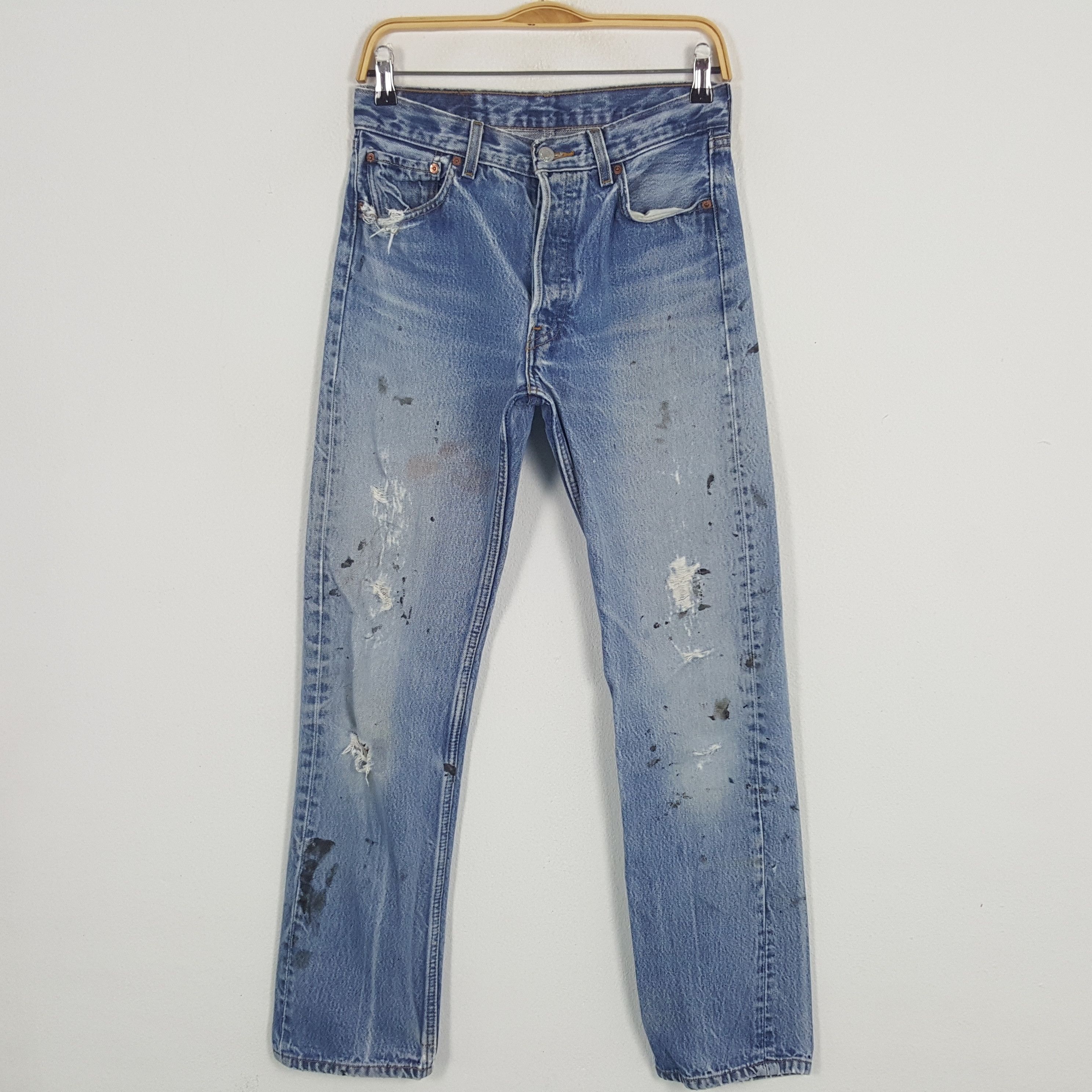 Vintage art Levis denim pants USA製501 Vintage Levi's 501 Art Denim Jeans
