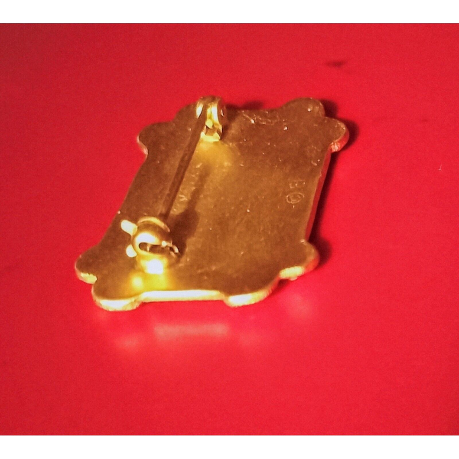 Vintage Vintage Cherub Scroll Pin Angels Black Gold Tone Signed EI B Size ONE SIZE - 12 Thumbnail