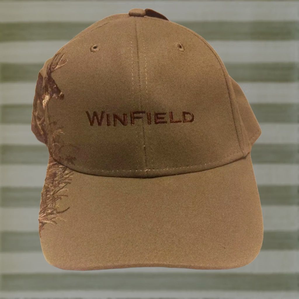 Vintage Dri Duck Wildlife Series Hat Adult Adjustable Strapback Cap Brown Tan Deer Hunting Canvas 80s Vintage USA Mens Womens Unisex Accessories Cap Size ONE SIZE - 1 Thumbnail