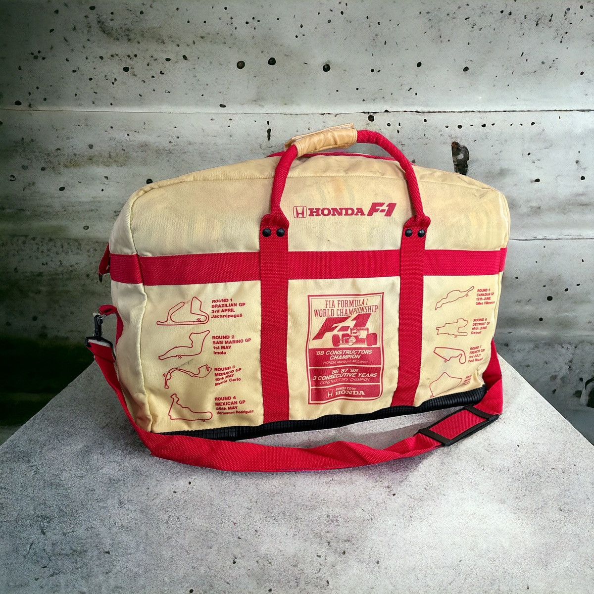 Formula 1 × Honda × Marlboro 1988 FIA F-1 WORLD CHAMPIONSHIP HONDA MARLBORO MCLAREN BAG Size ONE SIZE - 1 Thumbnail