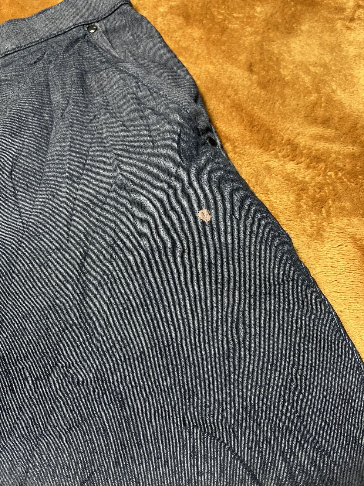 Comme Le Vent Homme Denim Strech Straight Cut Pants