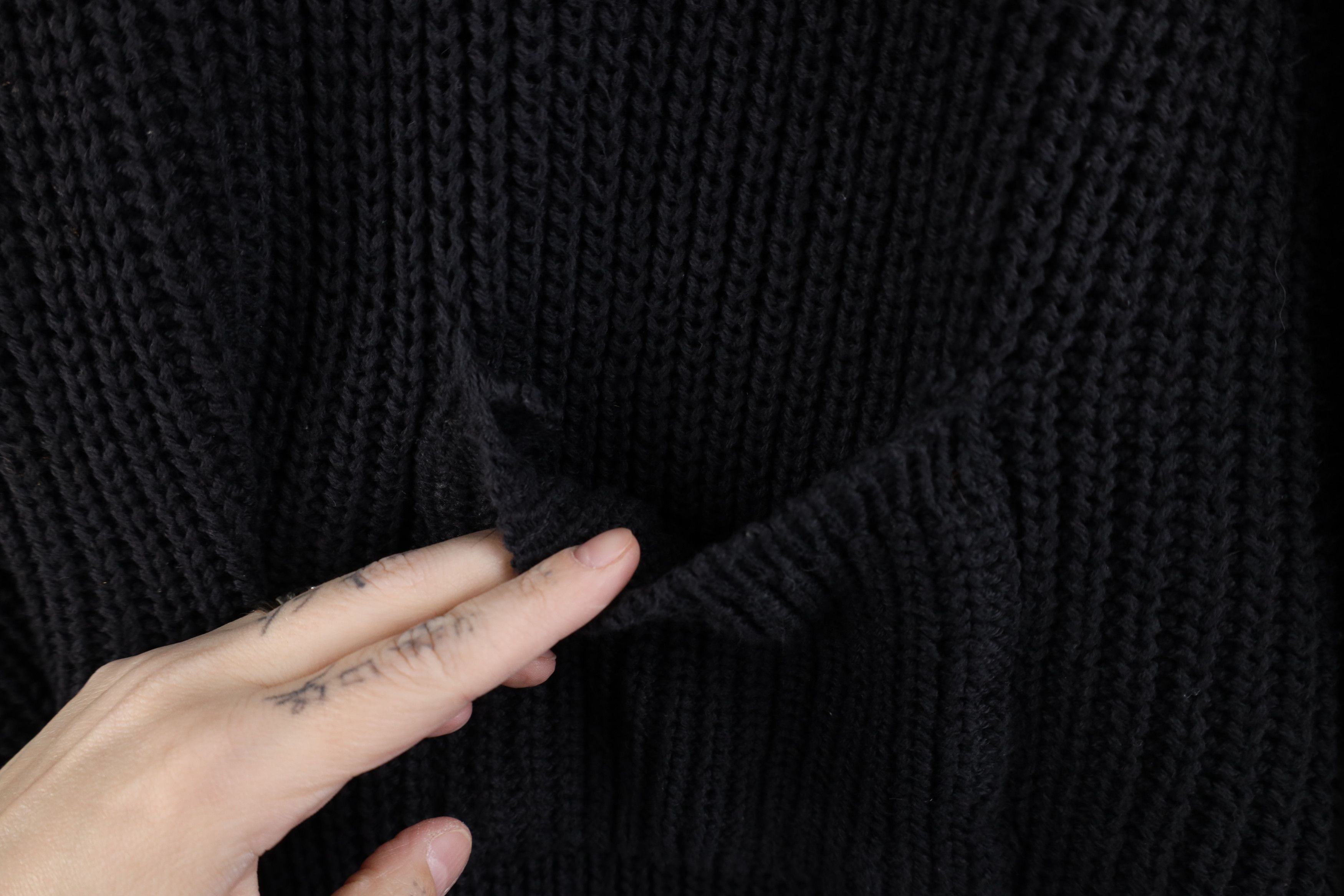 Vintage Vintage 90s Streetwear Marled Chunky Ribbed Knit Sweater Size 3XL / US 20-22 - 5 Thumbnail
