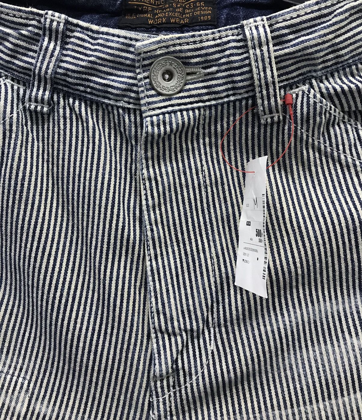 Japanese Brand AUTHENTIC Cube Sugar Stripe Pants Size US 30 / EU 46 - 5 Thumbnail