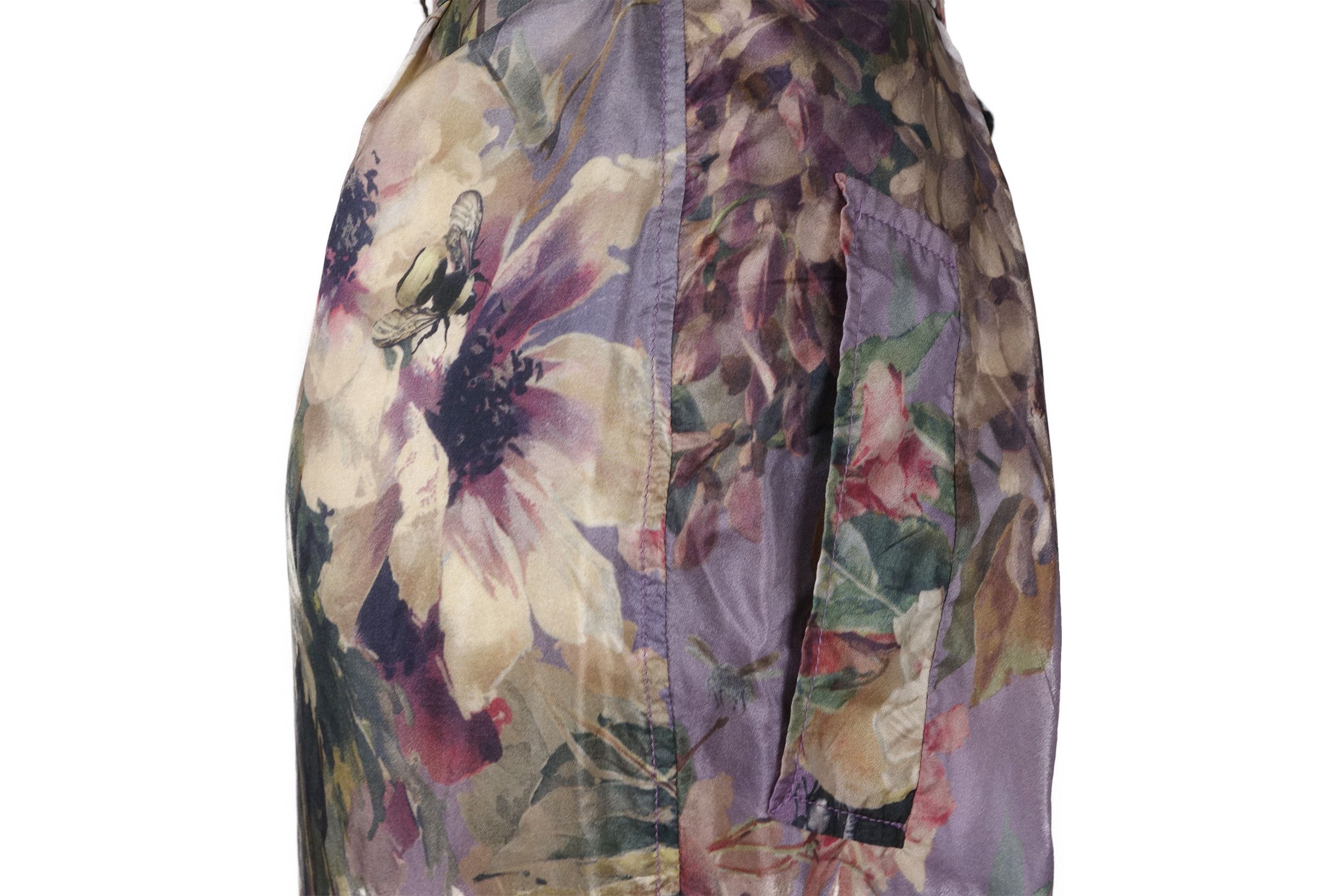 Jean Paul Gaultier Jean Paul Gaultier Floral Print Silk Belted Dress Vintage Size M / US 6-8 / IT 42-44 - 10 Thumbnail