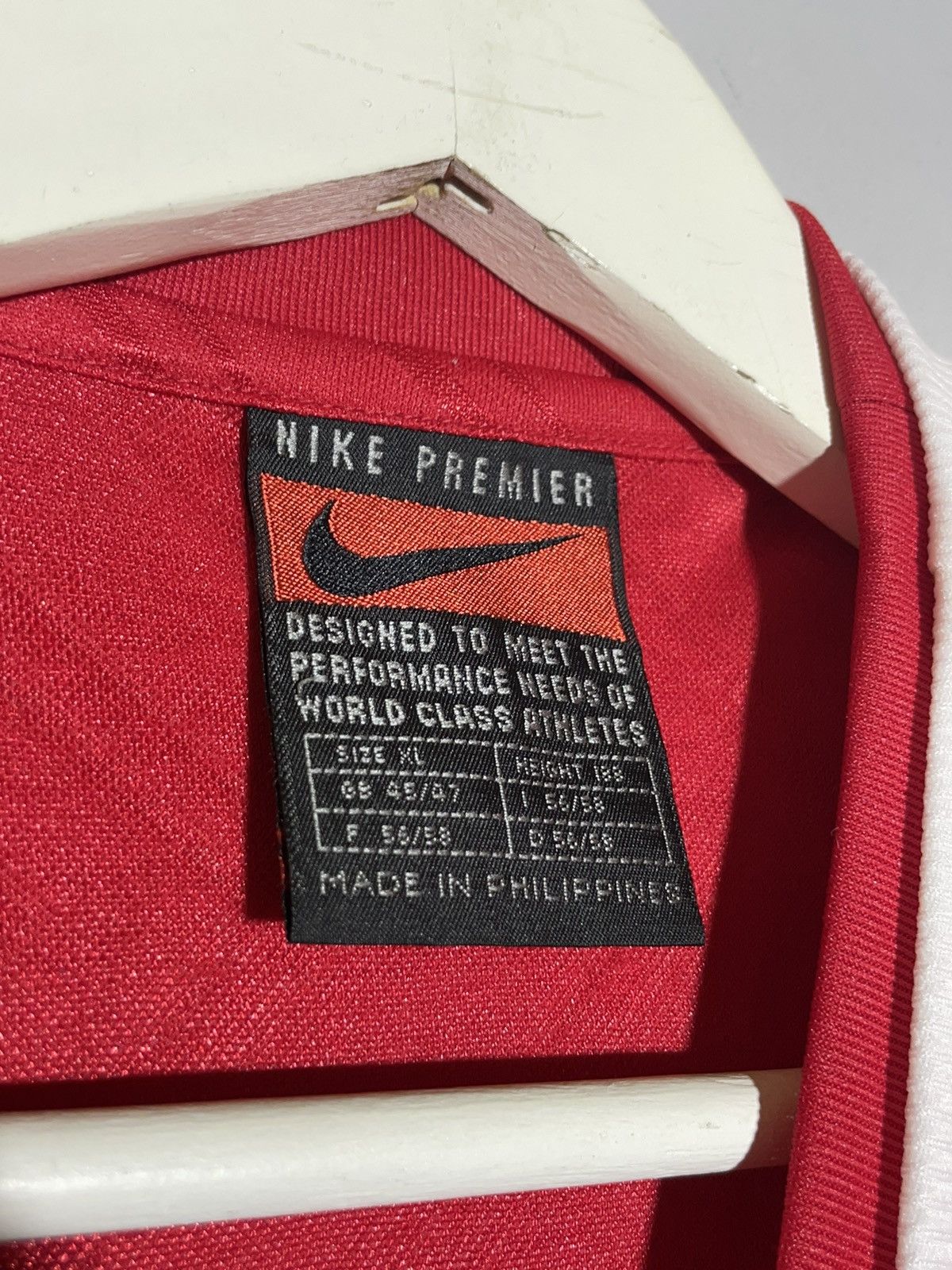 Nike × Vintage Arsenal FC Nike Vintage 90’s Centre Logo Football Shirt Size US XL / EU 56 / 4 - 8 Thumbnail