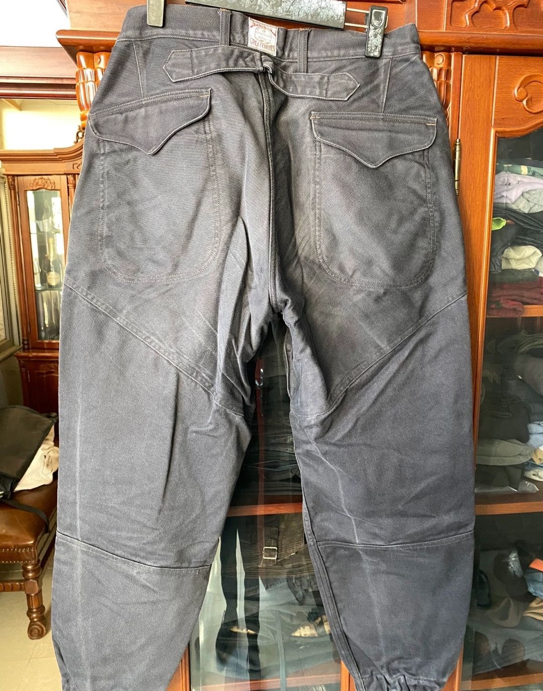 image of Freewheelers Lumberjack Pants in Blue, Men's (Size 32)
