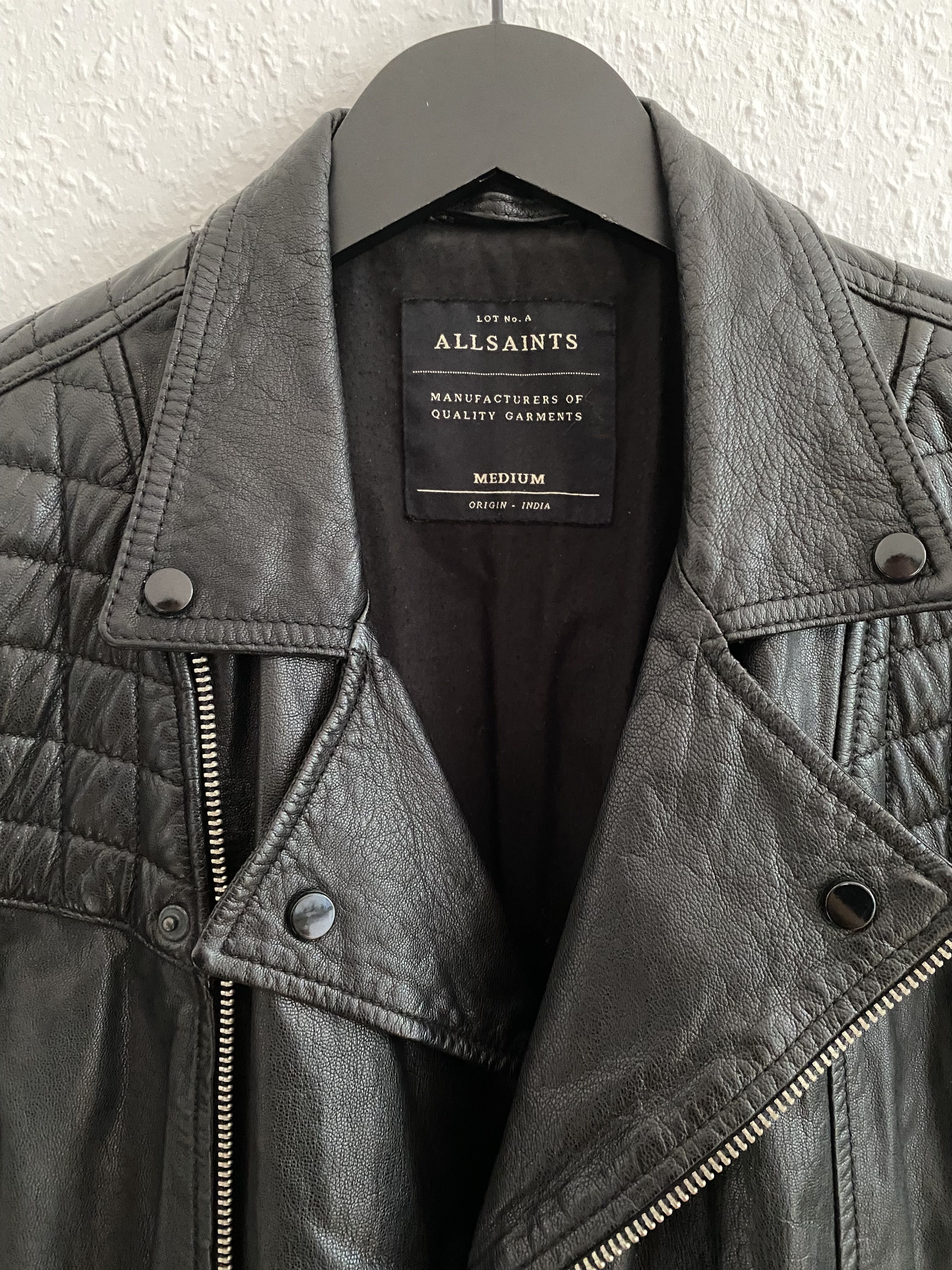 Allsaints Leather Biker Jacket Size US M / EU 48-50 / 2 - 3 Thumbnail