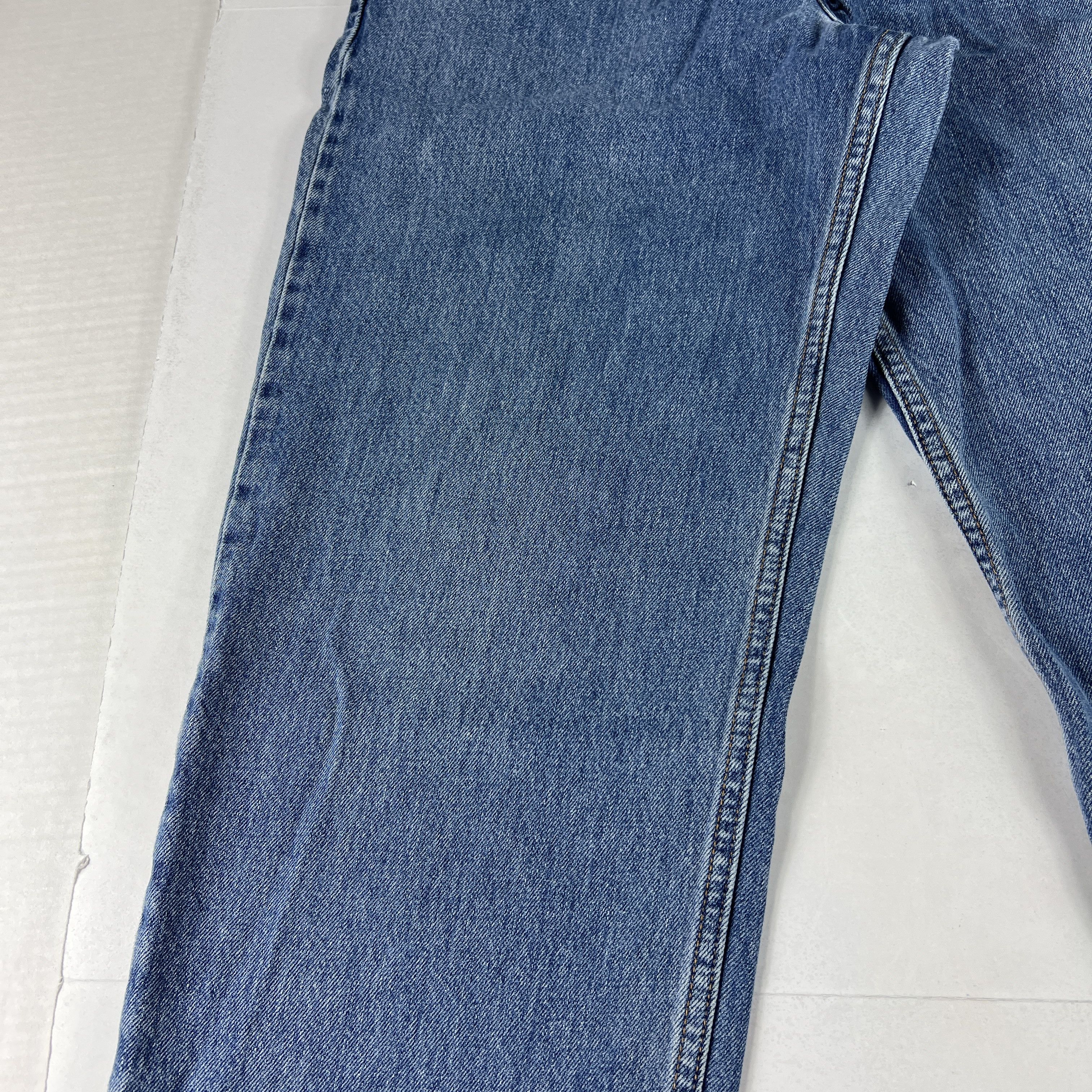 Levi's × Vintage Y2K Levi's Jeans 550 Relaxed Blue Faded Cotton Denim Size US 33 - 4 Thumbnail