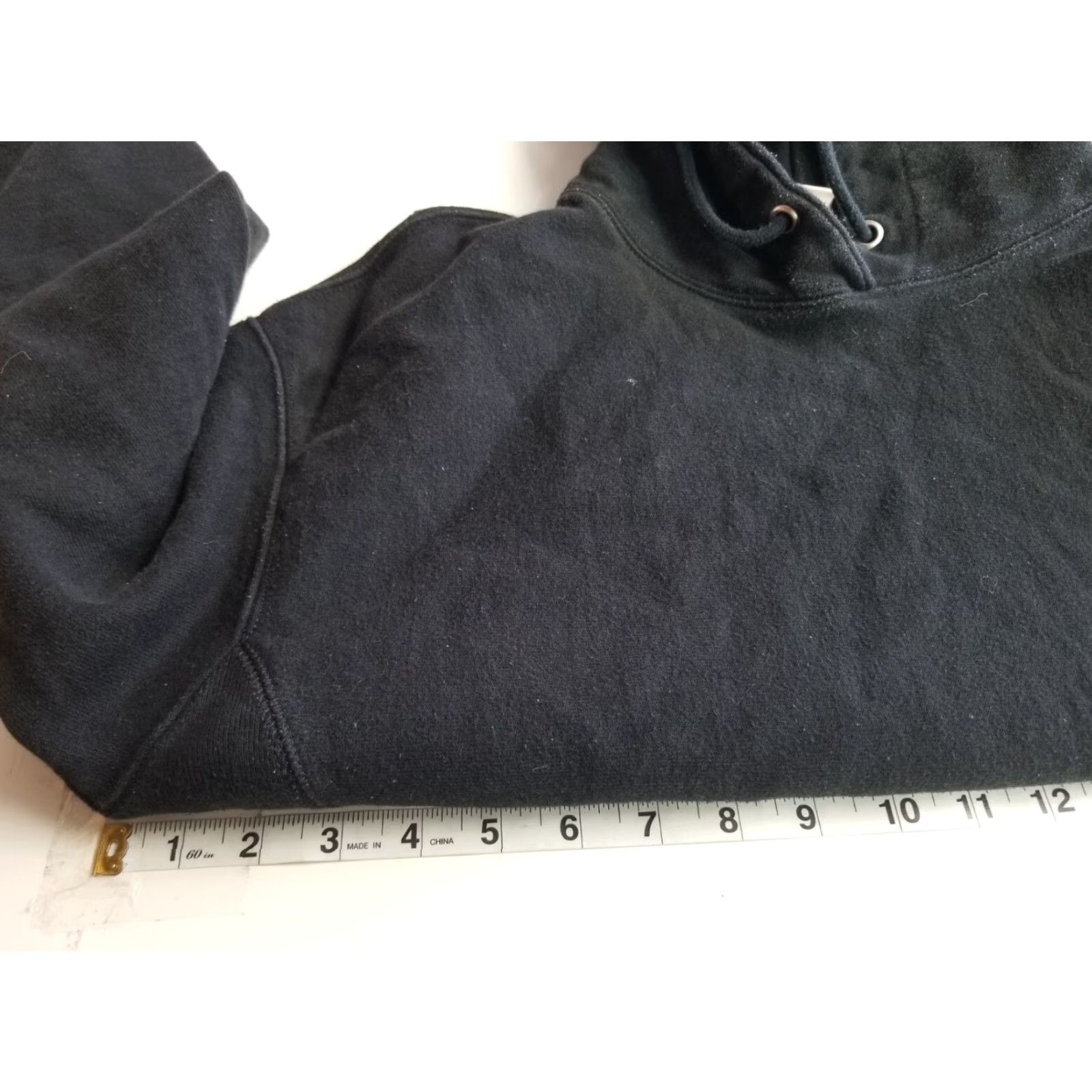 Champion VINTAGE Champion Reverse Weave Hoodie Black Large Women Pullover Size L / US 10 / IT 46 - 3 Thumbnail