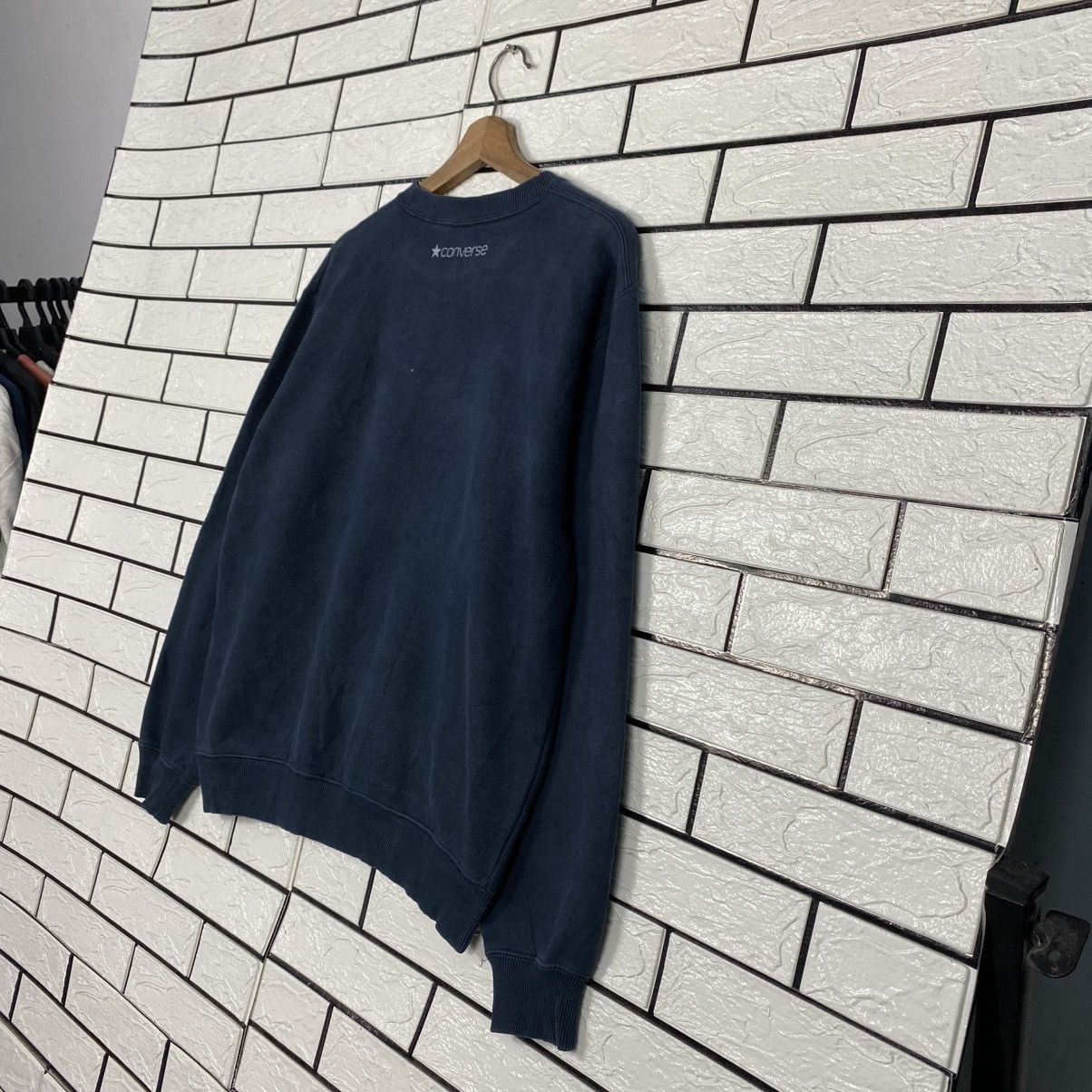 Japanese Brand Vintage Sweatshirt Converse Big Logo Size US L / EU 52-54 / 3 - 11 Thumbnail