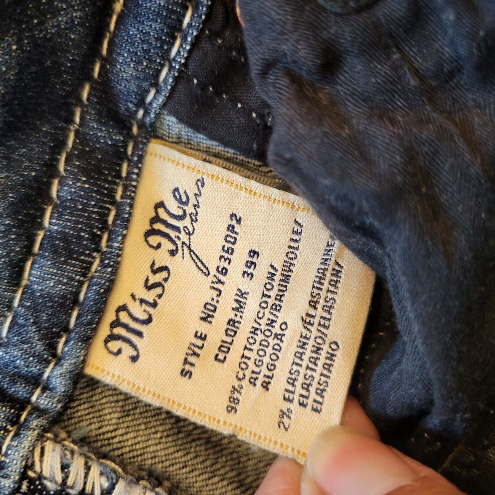 Miss Me Miss Me Jeans Womens Size 27 x 22L Cuffed Capri Size 27" / US 4 / IT 40 - 9 Thumbnail