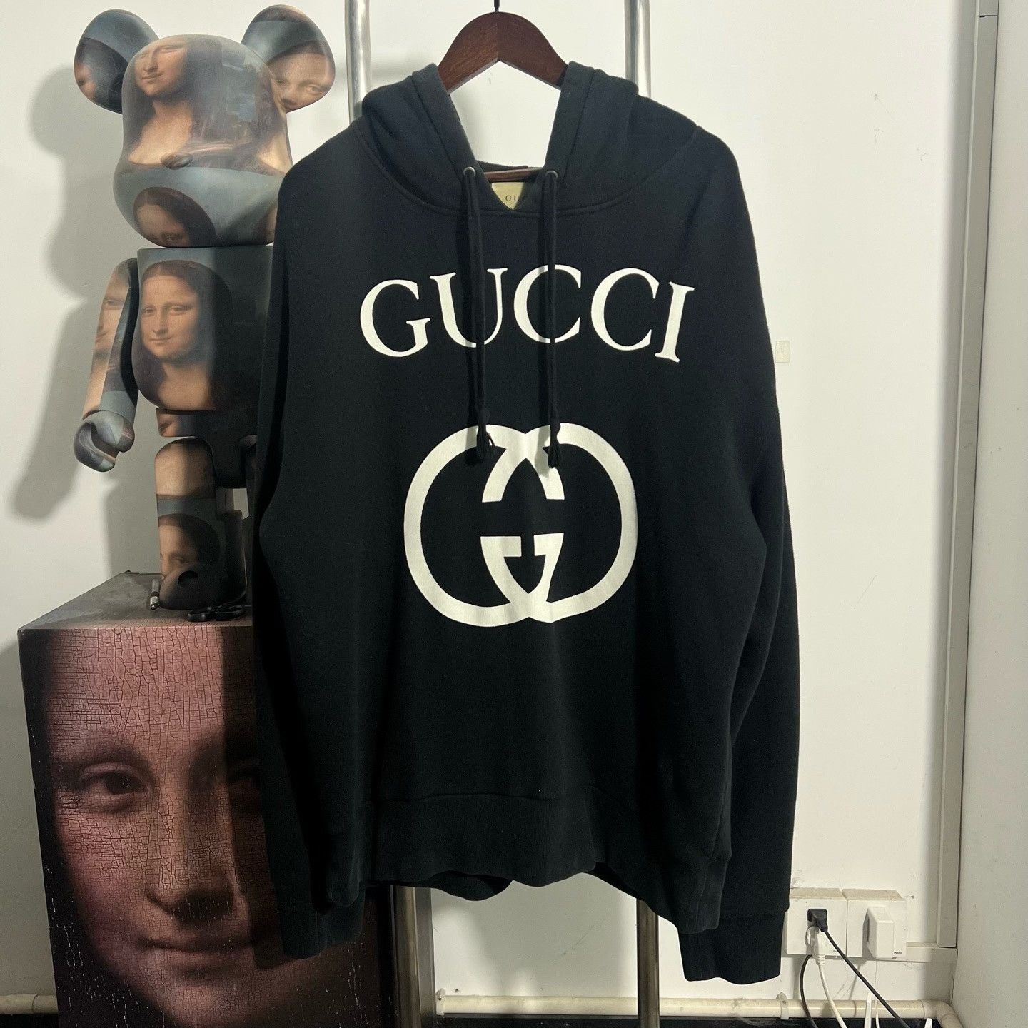 Gucci Gucci Retro Black Hoodie l Men Size US L / EU 52-54 / 3 - 1 Thumbnail