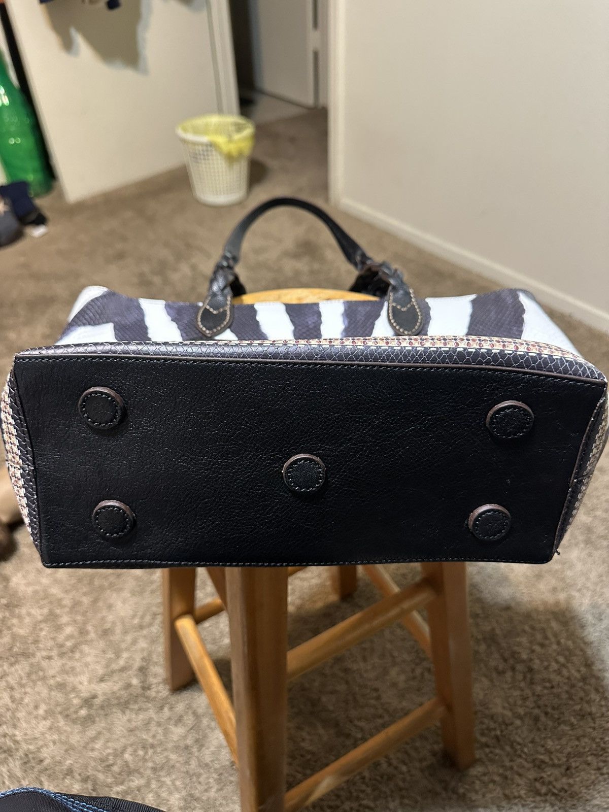 Brighton Vintage Brighton Africa stories “zebra print” purse Size ONE SIZE - 11 Thumbnail