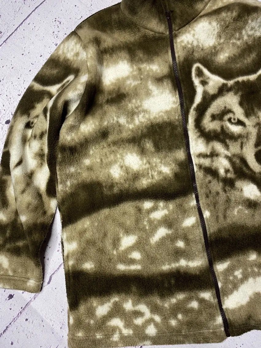 Vintage Vintage wolves fleece hooded jacket size M Size US M / EU 48-50 / 2 - 3 Thumbnail