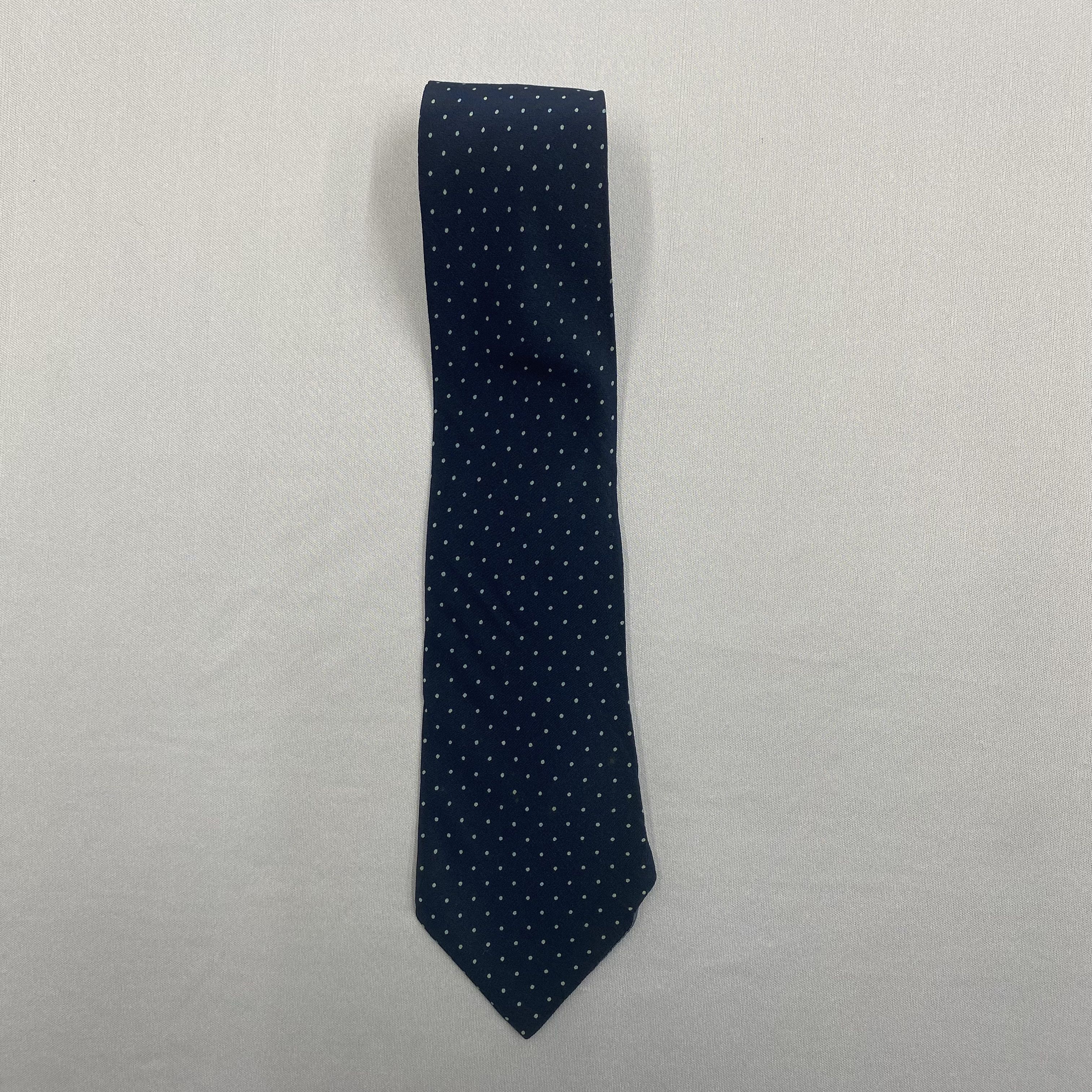 Japanese Brand Vintage Christian Dior SILK Necktie Cravate Pure Silk Size ONE SIZE - 3 Thumbnail