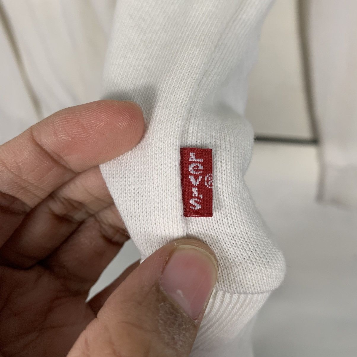 Levi's Levis White Big Logo Sweatshirt Size US M / EU 48-50 / 2 - 10 Thumbnail