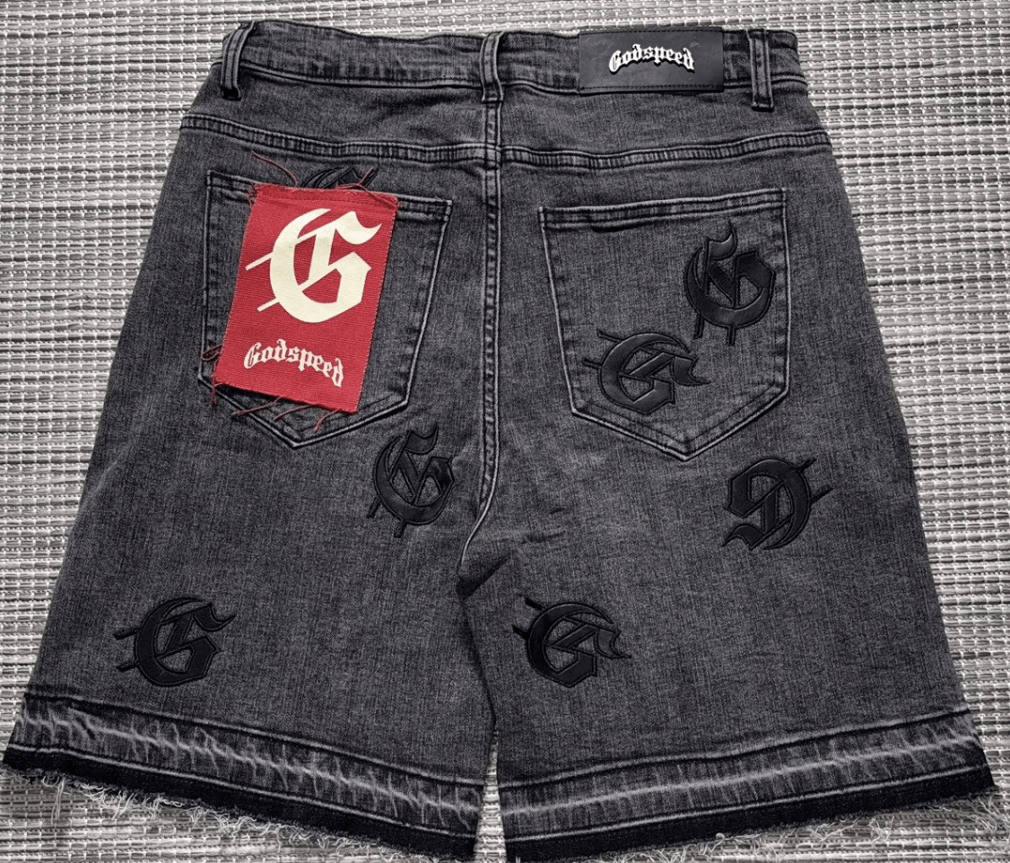 Godspeed Grey Godspeed Infinity Denim Shorts Size US 34 / EU 50 - 2 Thumbnail