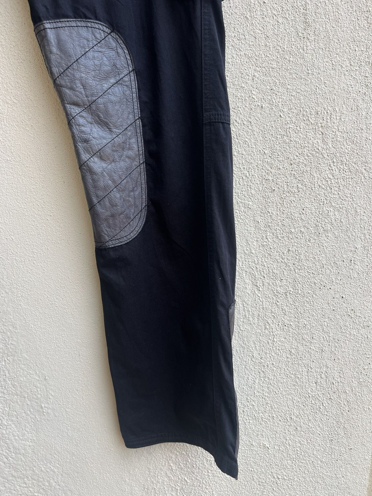 02DERIV. × Alfredo Bannister Alfredo Bannister X 02Deriv Hybrid Leather Cargo Trouser Size US 33 - 13 Thumbnail