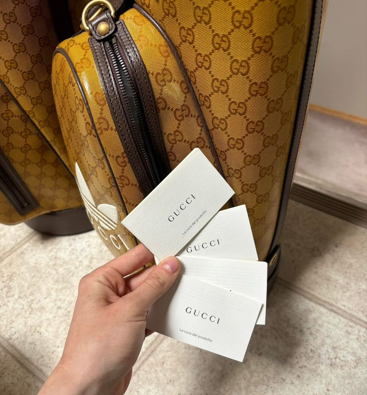 Adidas × Gucci Gucci x Adidas GG Monogram Golf Bags Size ONE SIZE - 14 Thumbnail