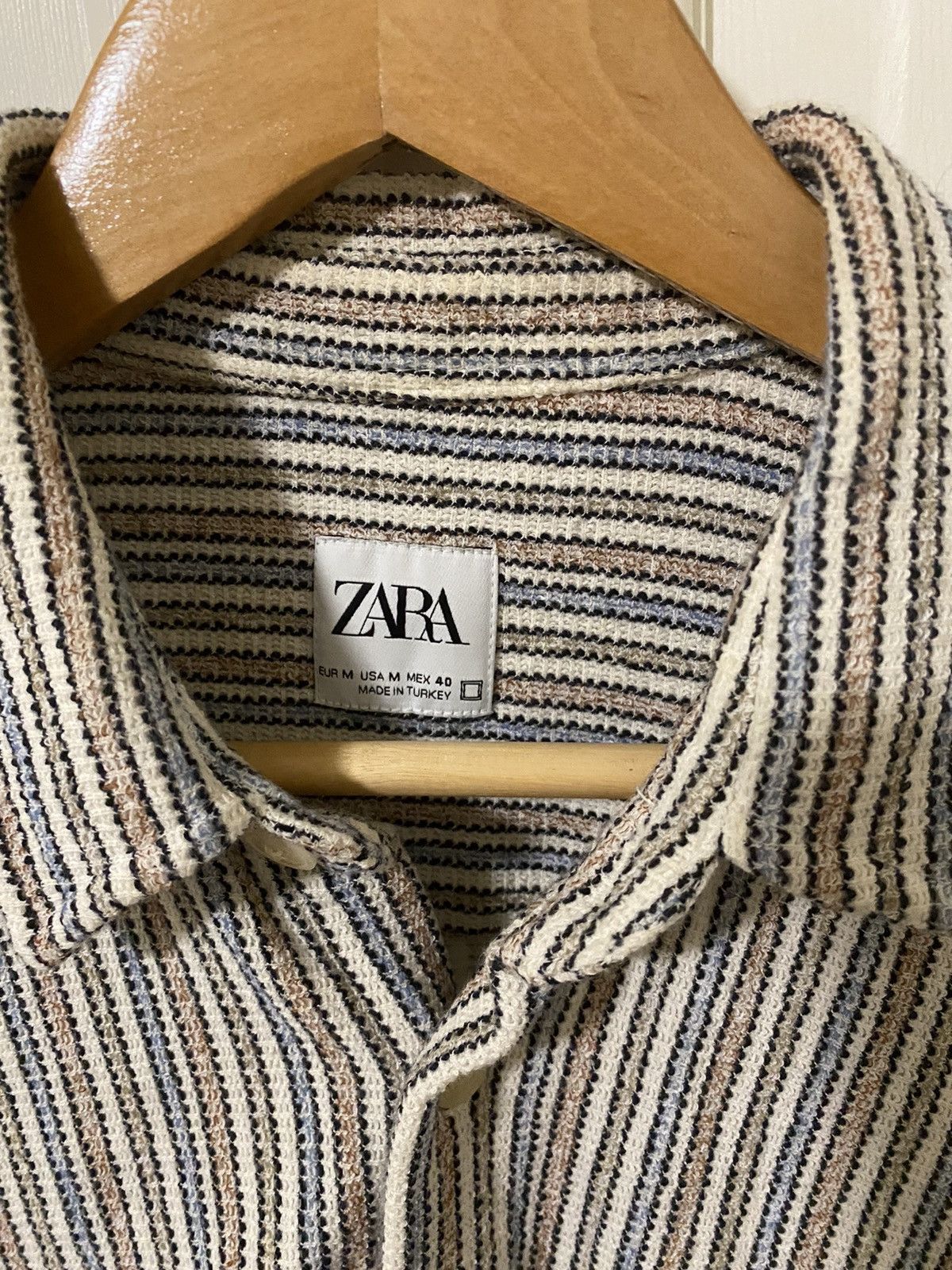Zara Zara knit button up multi color Size US M / EU 48-50 / 2 - 2 Thumbnail